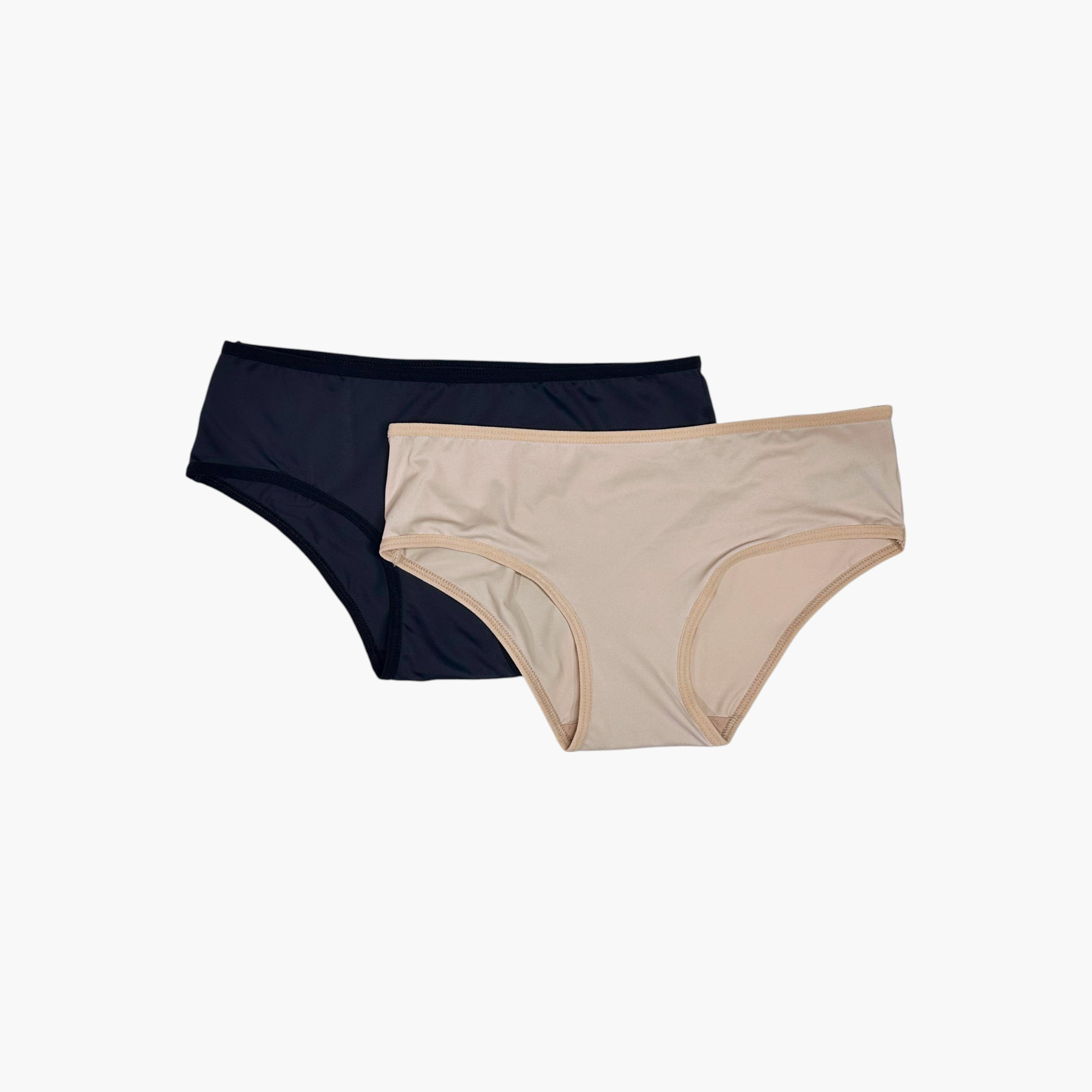 Set of 2 - Aadaraya Solid Bikini Briefs with Elasticated Waistband-women-clothing-lingerie-panties-image-3