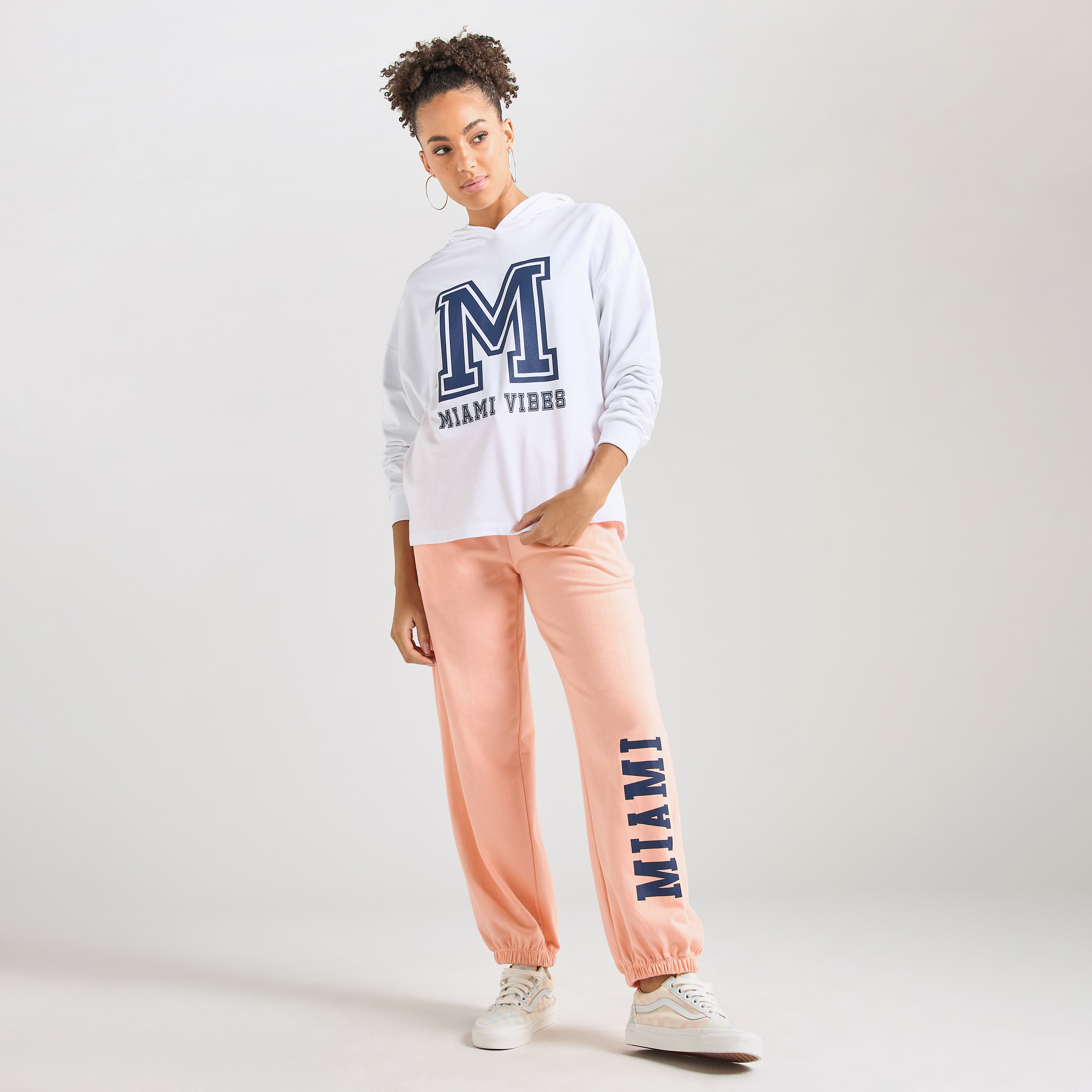 Printed Long Sleeves Hoodie and Joggers Set-women-clothing-coordsets-image-7