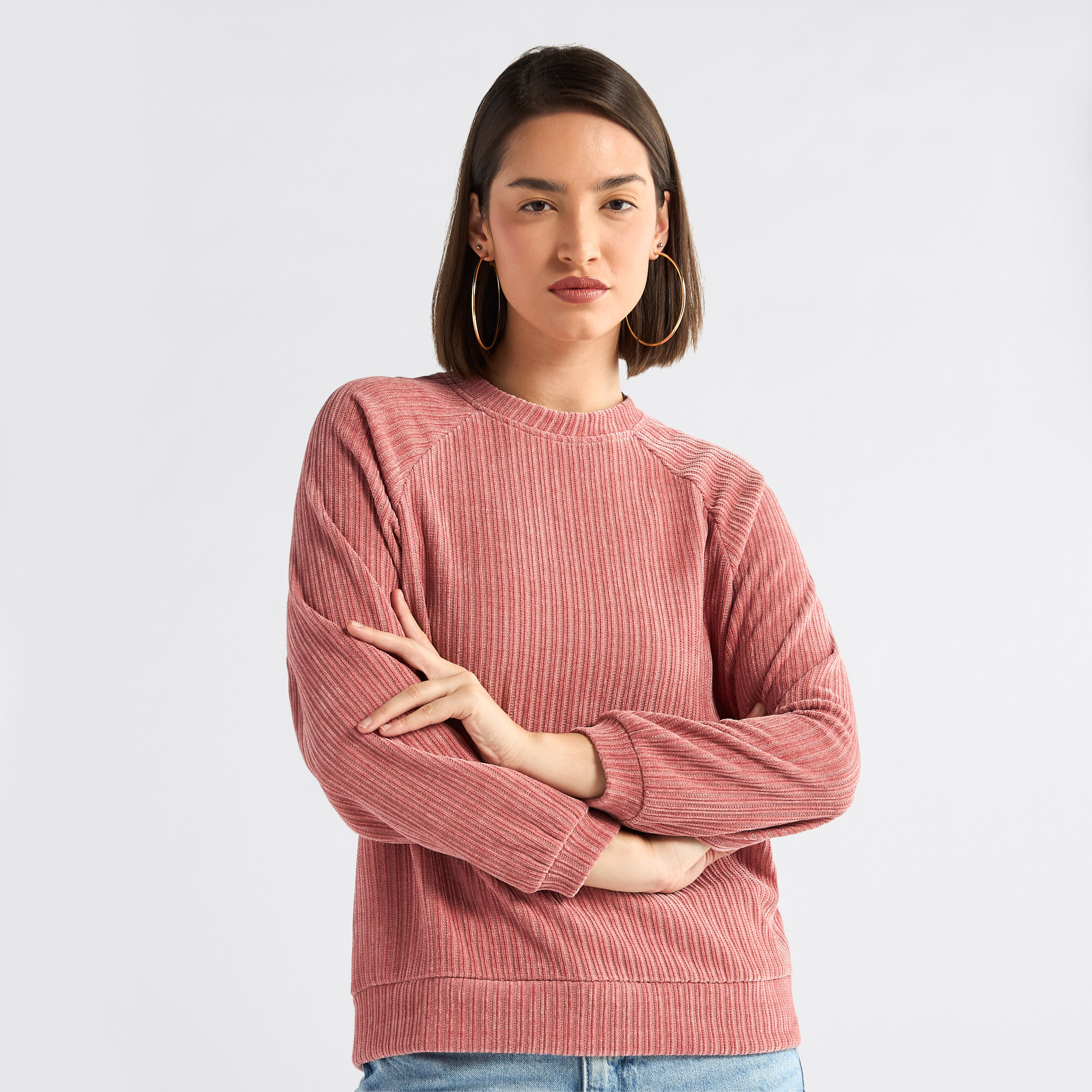 Raglan sleeve crew neck sweatshirts sale