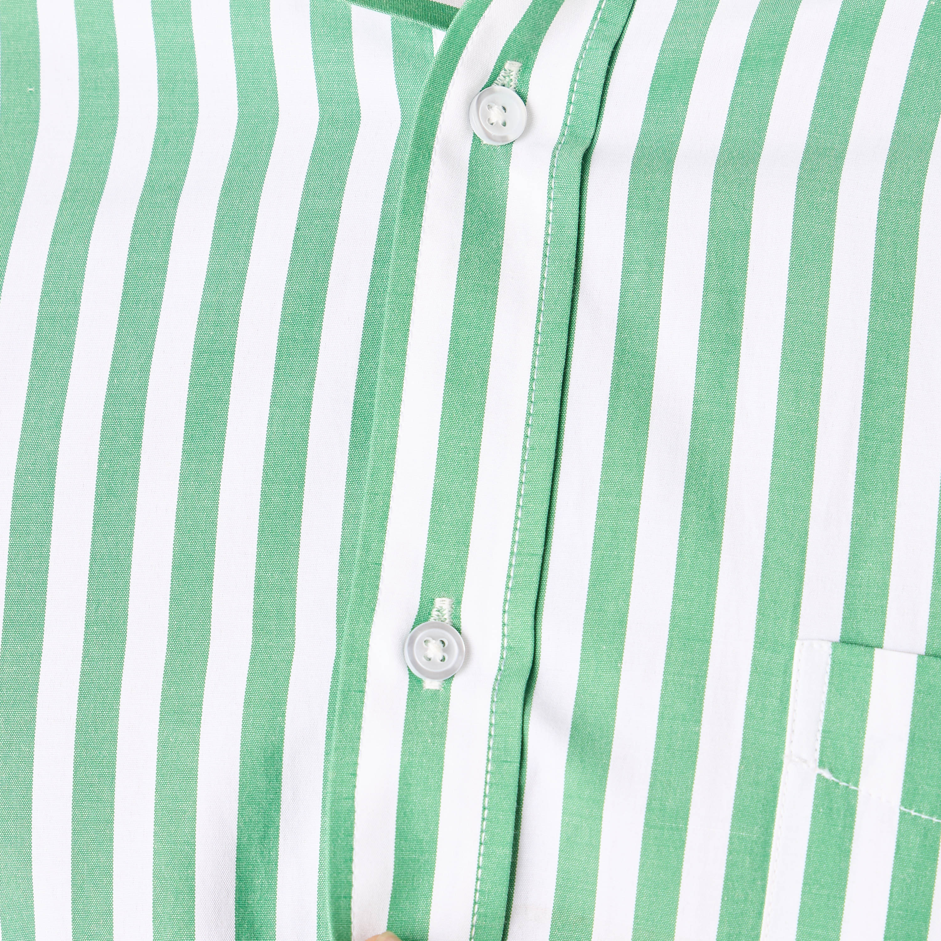 Regular Fit Striped Shirt with Collar and Long Sleeves-men-clothing-shirts-image-5