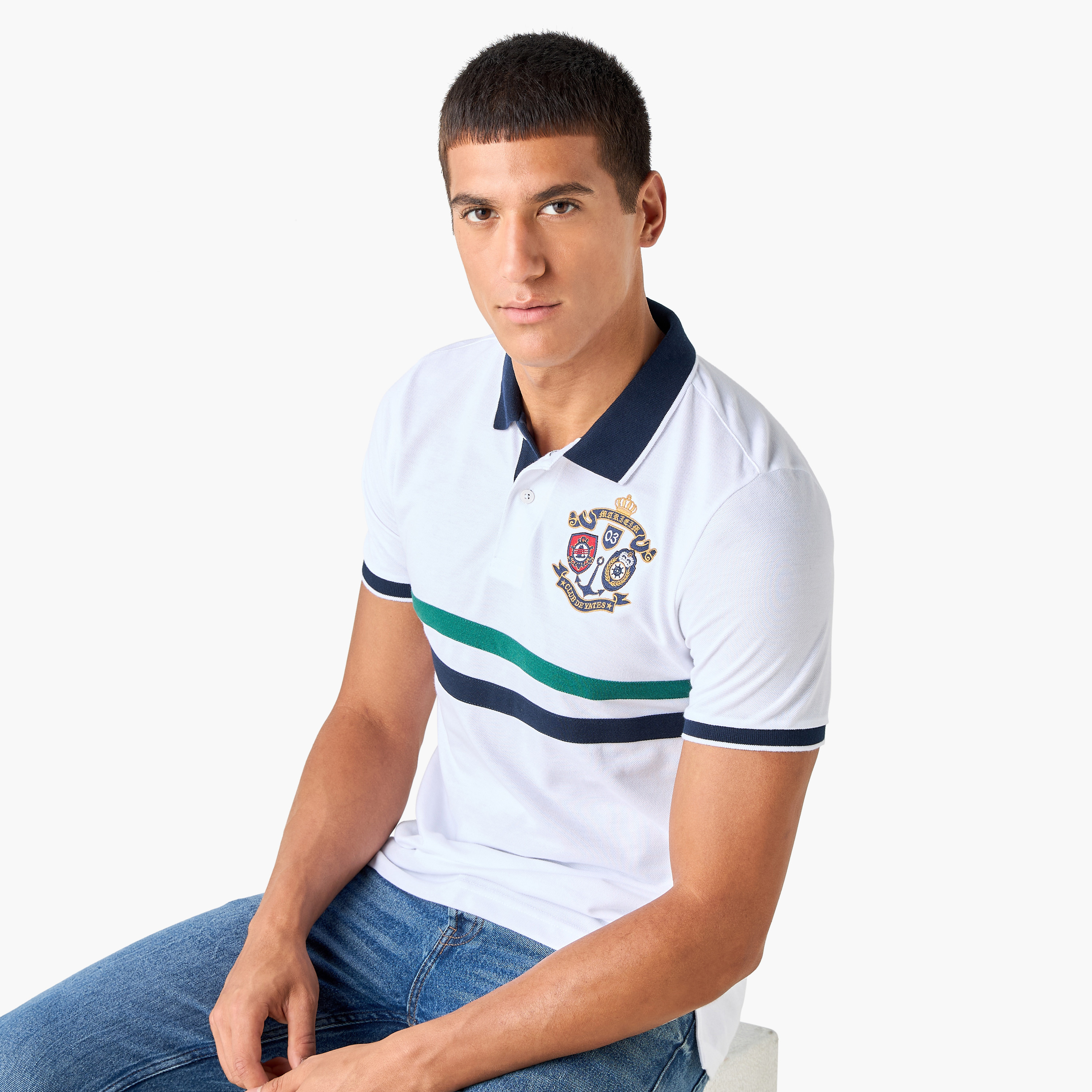 Embroidered Polo T-shirt-men-clothing-tshirtsandpolos-polos-image-1