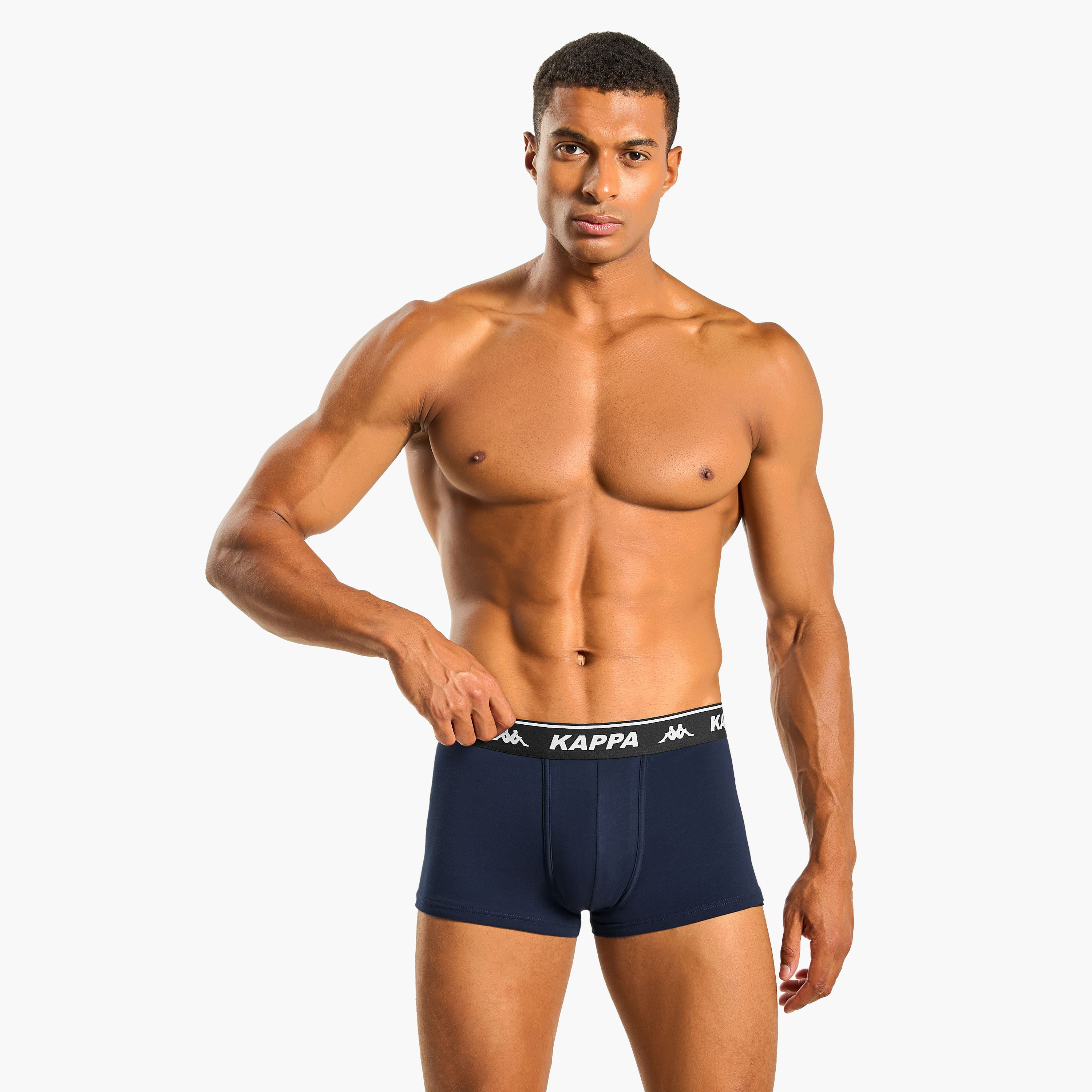 Set of 3 - Kappa Elasticated Waist Trunks-men-clothing-innerwear-underwear-image-2