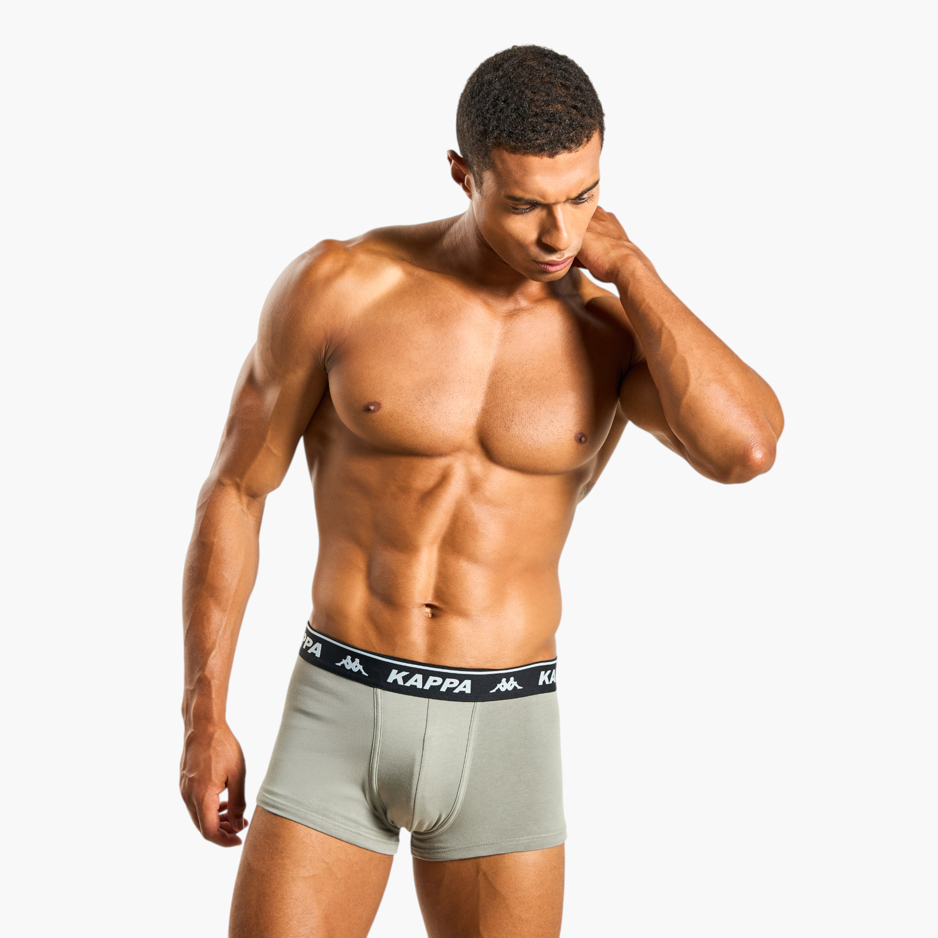 Set of 3 - Kappa Elasticated Waist Trunks-men-clothing-innerwear-underwear-image-2