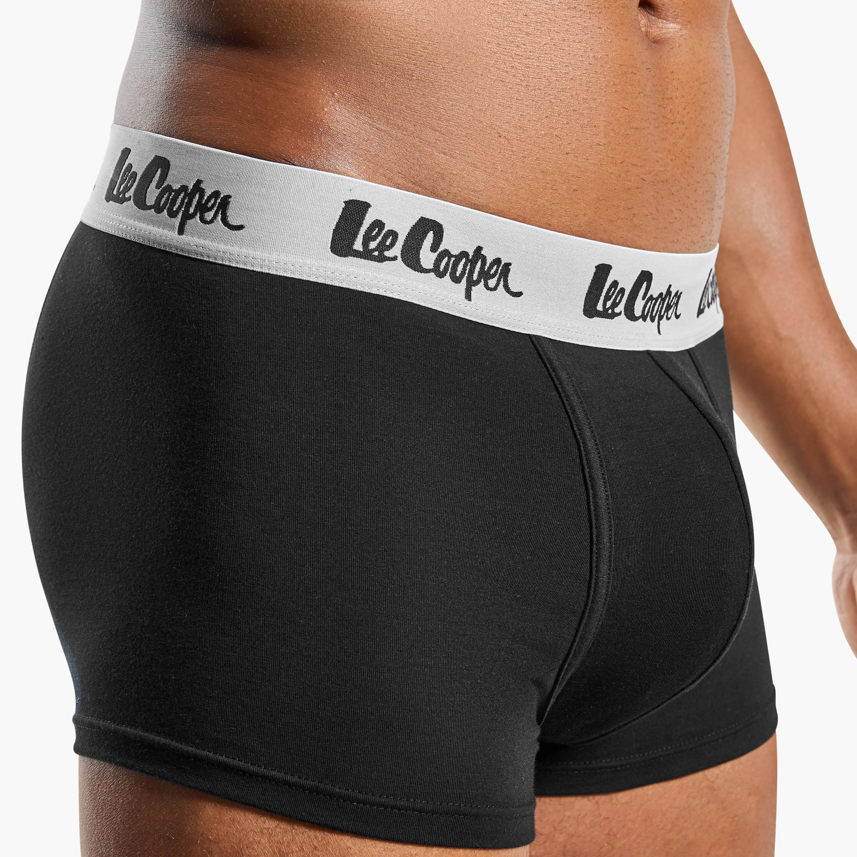 Set of 3 - Lee Cooper Trunk Briefs with Elasticated Waistband-men-clothing-innerwear-underwear-image-6