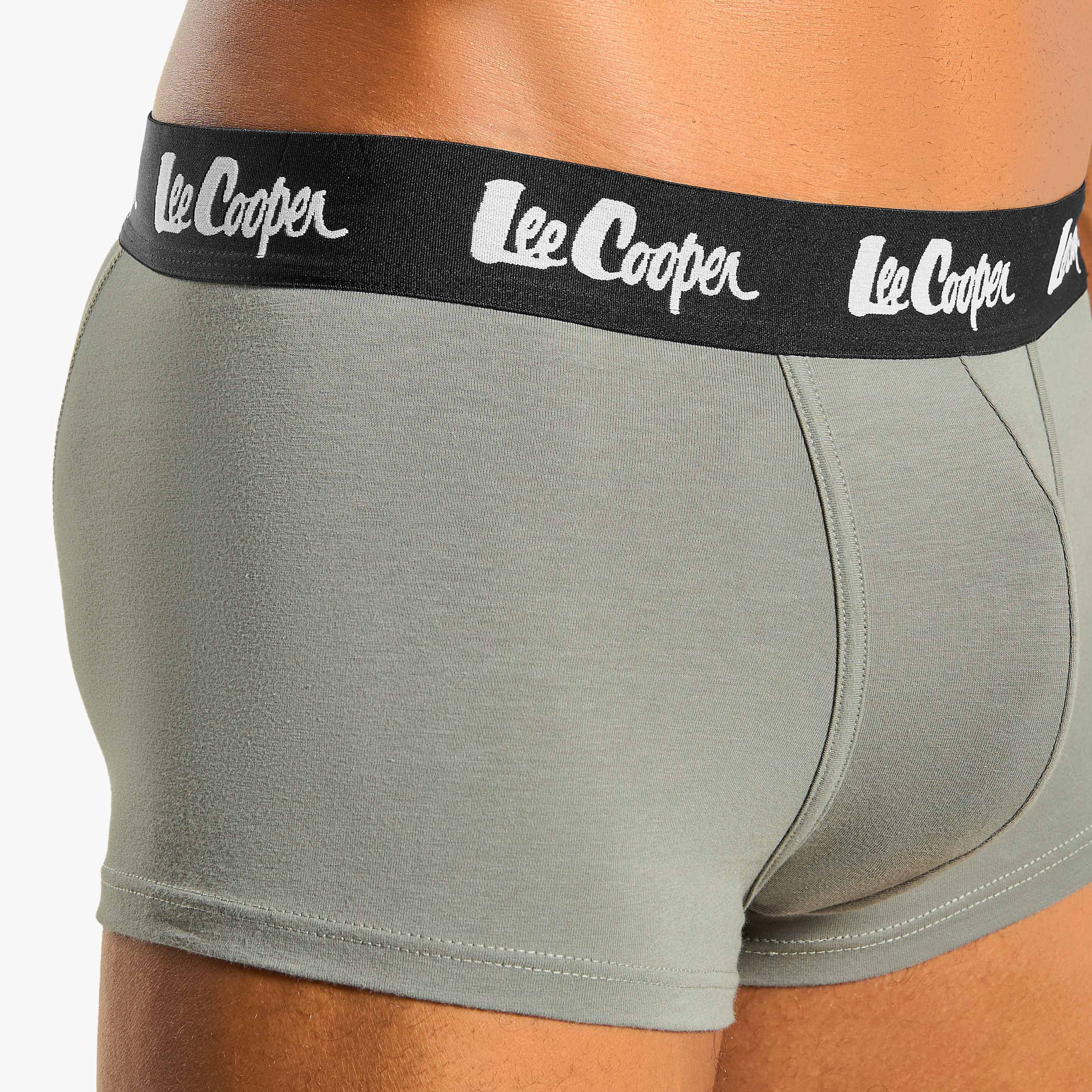 Set of 3 - Lee Cooper Trunk Briefs with Elasticated Waistband-men-clothing-innerwear-underwear-image-6