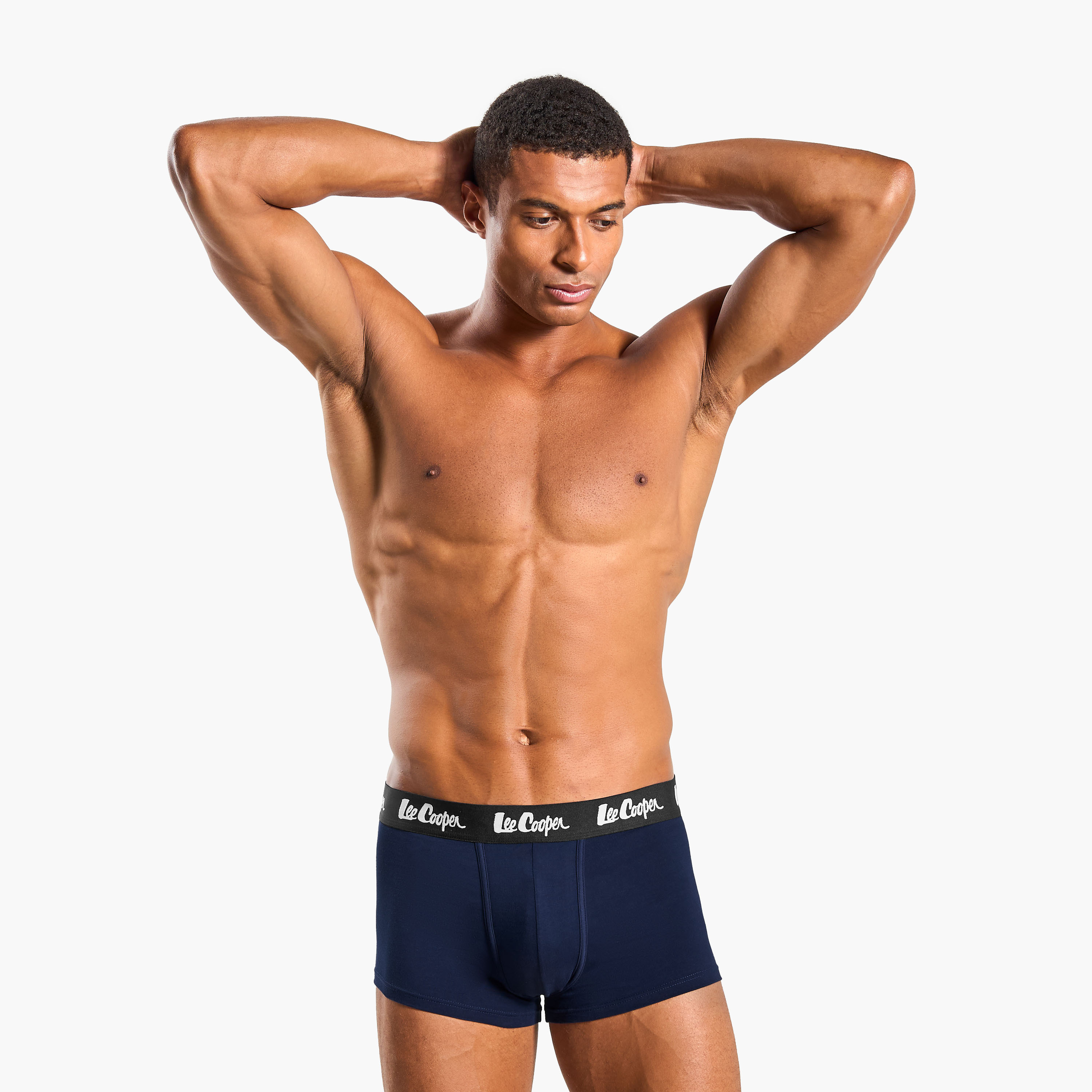 Set of 5 - Lee Cooper Trunk Briefs with Elasticated Waistband-men-clothing-innerwear-underwear-image-6