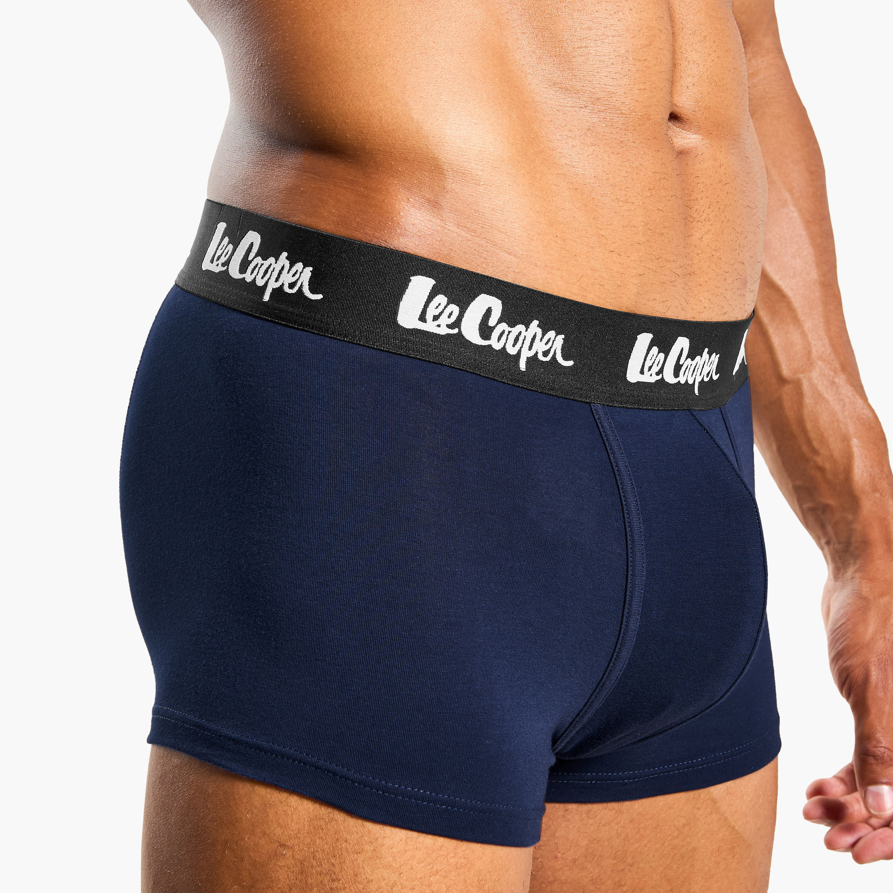 Set of 5 - Lee Cooper Trunk Briefs with Elasticated Waistband-men-clothing-innerwear-underwear-image-8