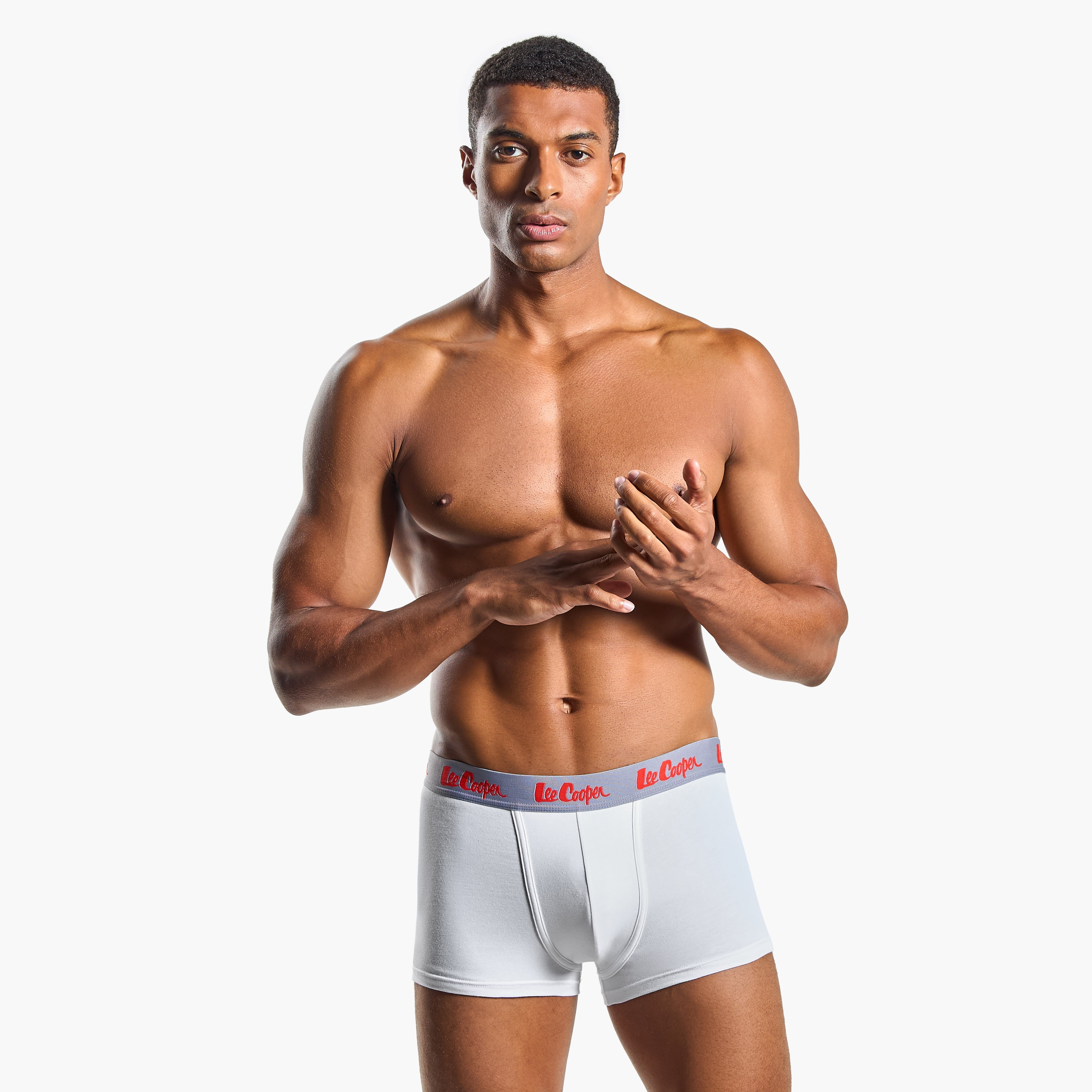 Set of 5 - Lee Cooper Trunk Briefs with Elasticated Waistband-men-clothing-innerwear-underwear-image-3