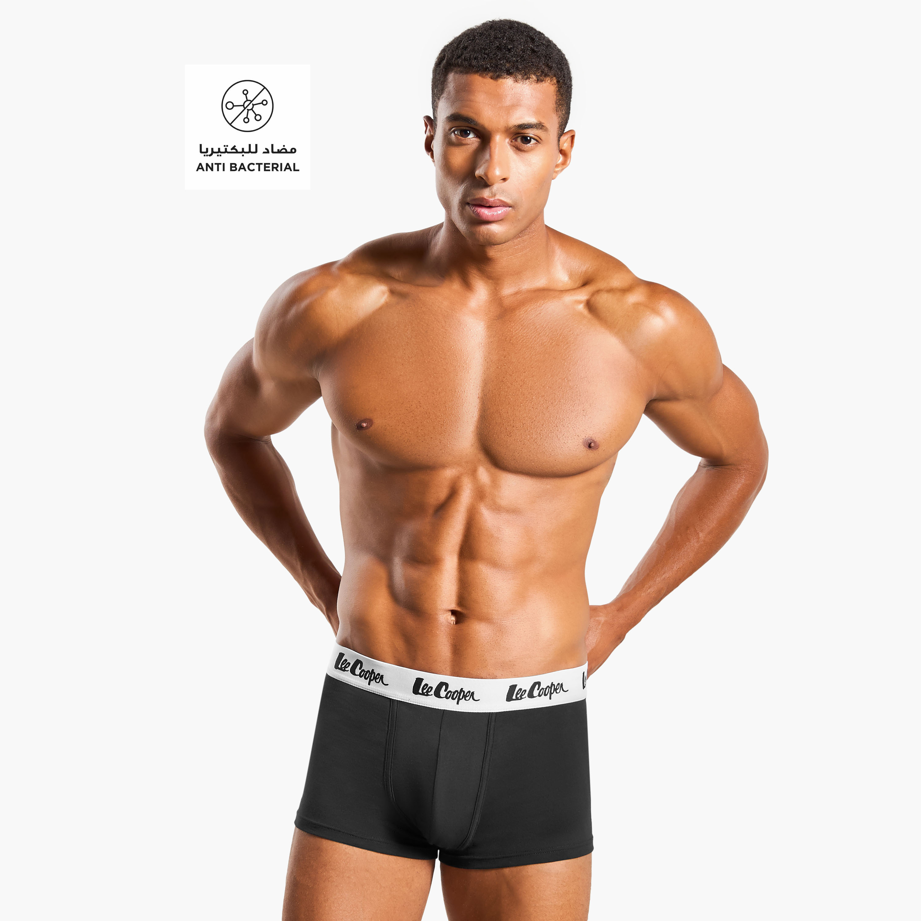 Set of 5 - Lee Cooper Trunk Briefs with Elasticated Waistband-men-clothing-innerwear-underwear-image-2