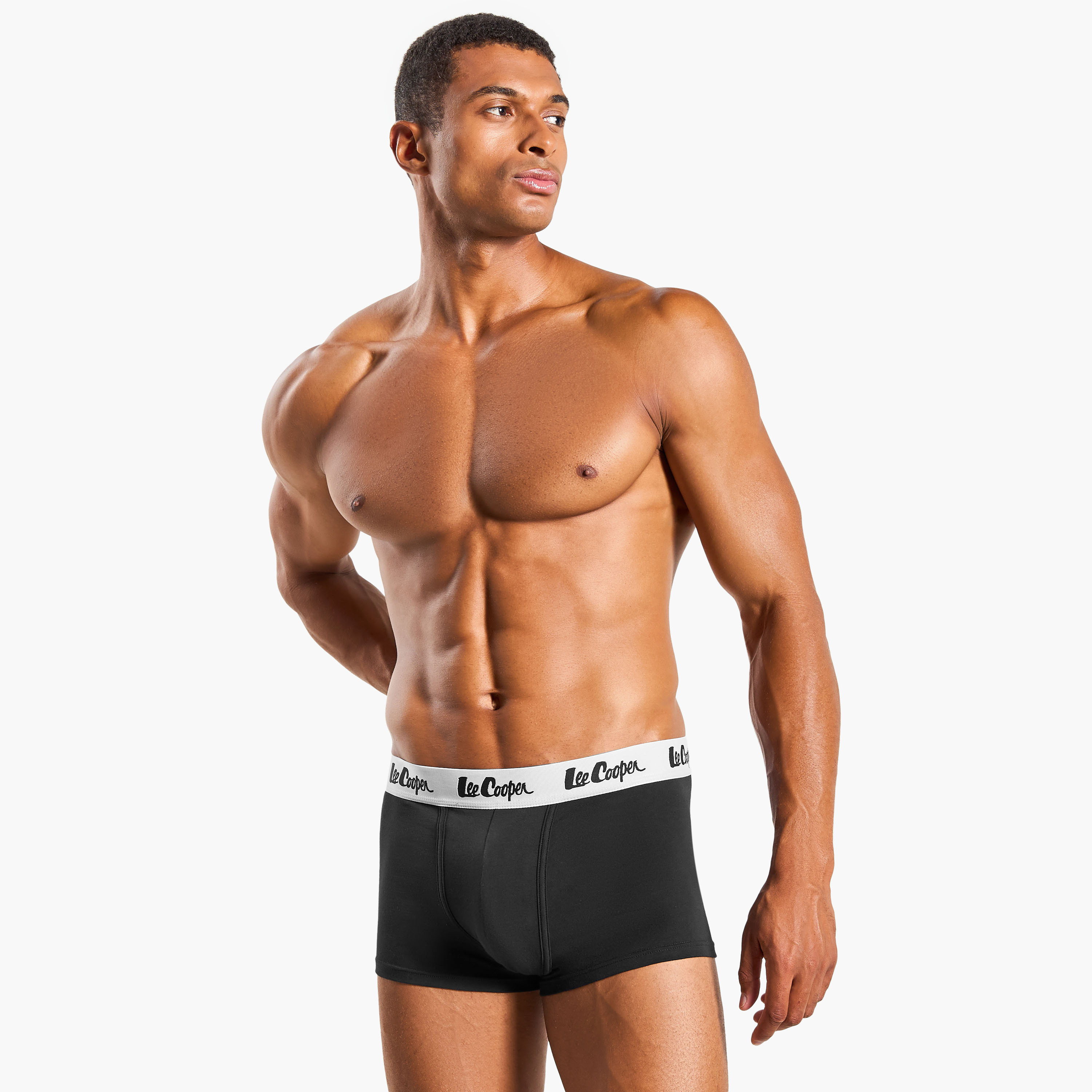 Set of 5 - Lee Cooper Trunk Briefs with Elasticated Waistband-men-clothing-innerwear-underwear-image-3
