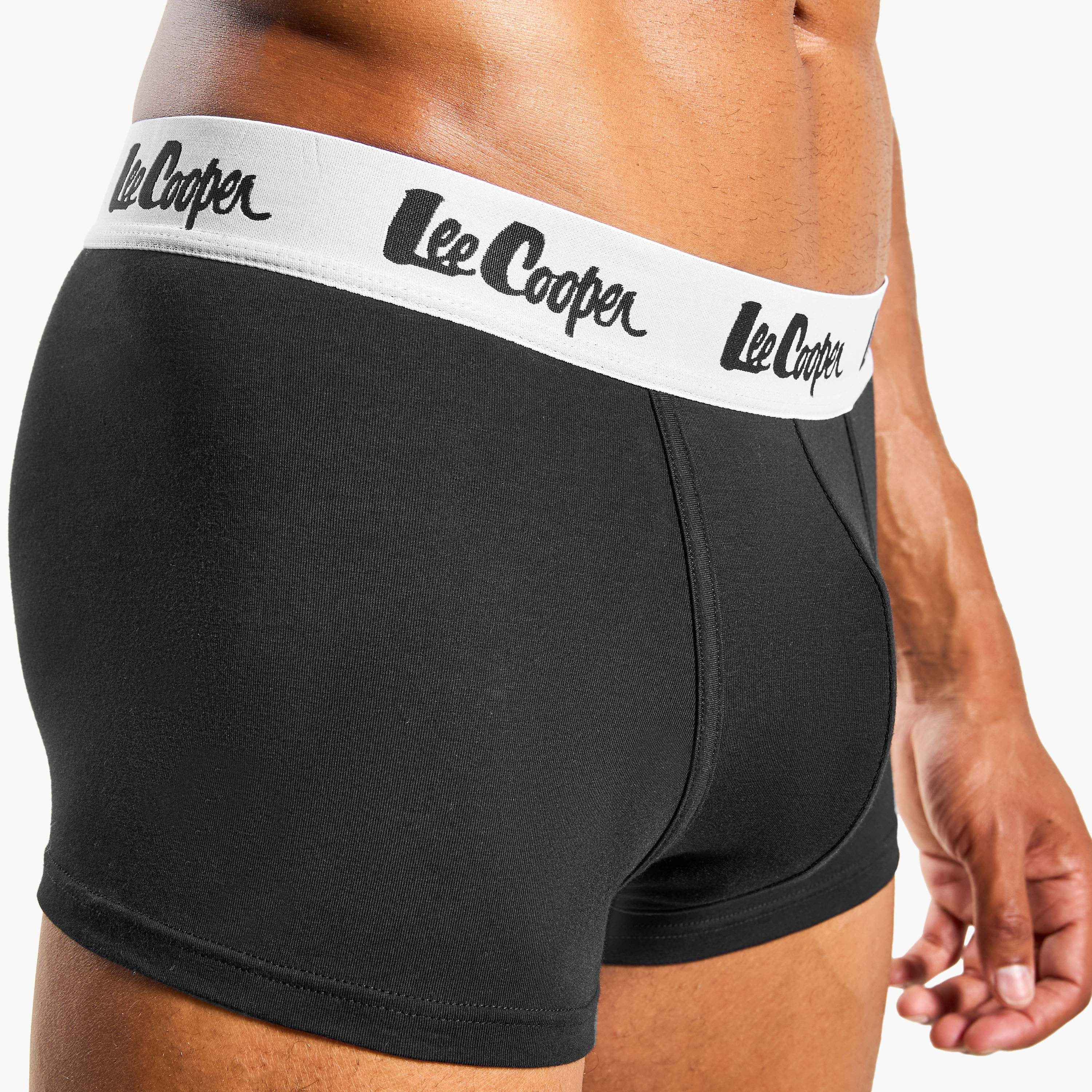 Set of 5 - Lee Cooper Trunk Briefs with Elasticated Waistband-men-clothing-innerwear-underwear-image-8