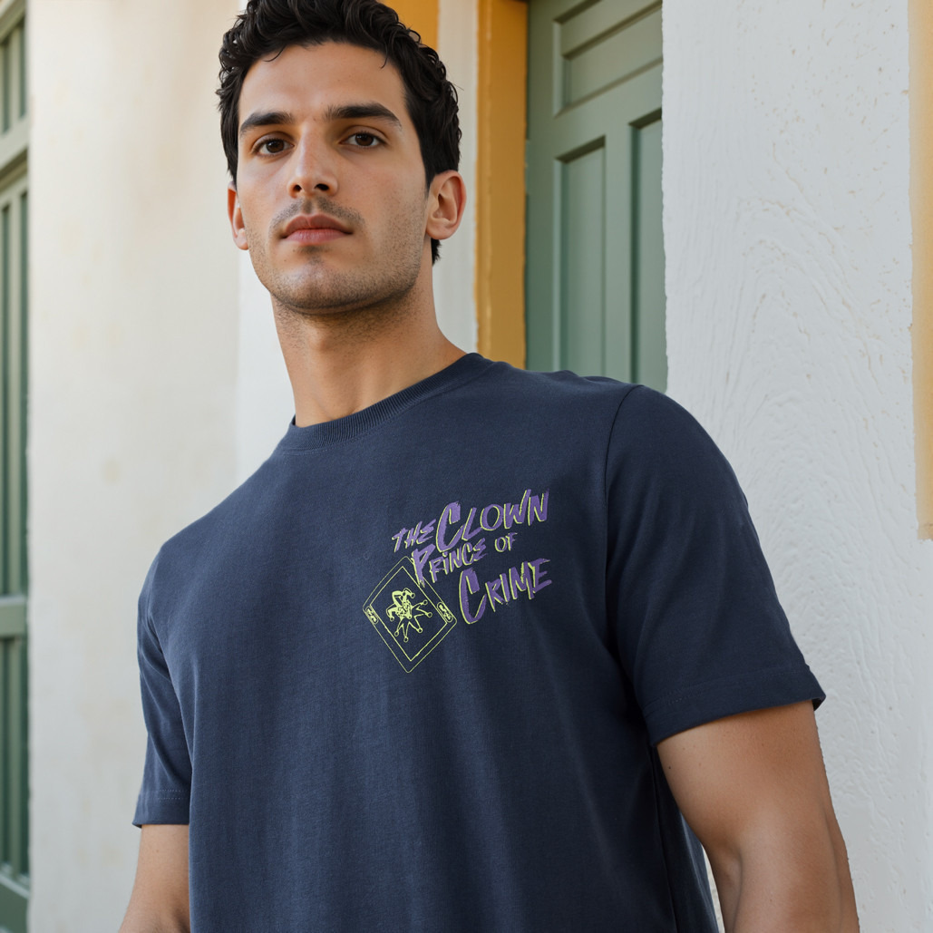 The Joker Print T-shirt with Crew Neck and Short Sleeves-men-clothing-tshirtsandpolos-tshirts-image-4