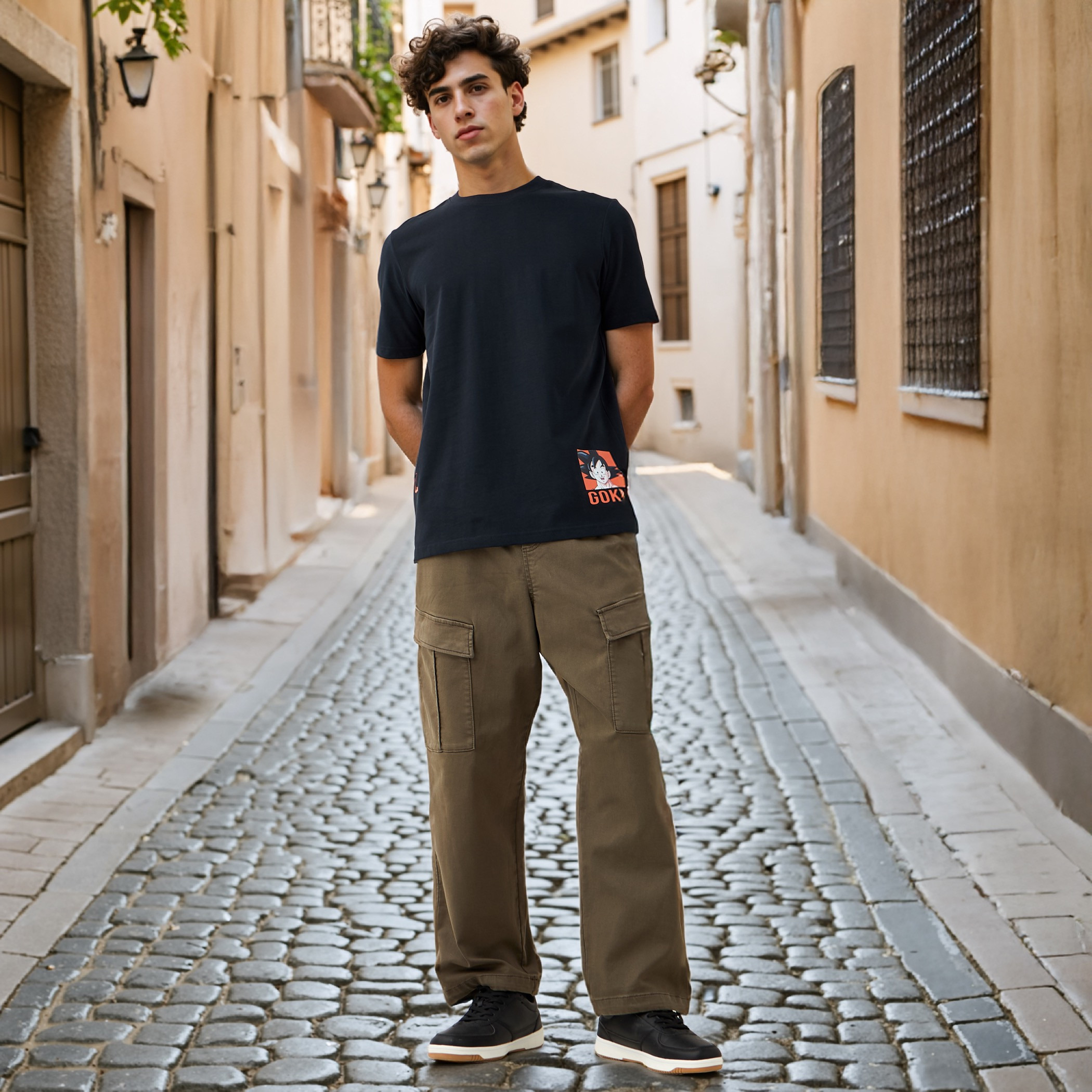 تيشيرت بياقة ضيقة وطبعات-men-clothing-tshirtsandpolos-tshirts-image-2