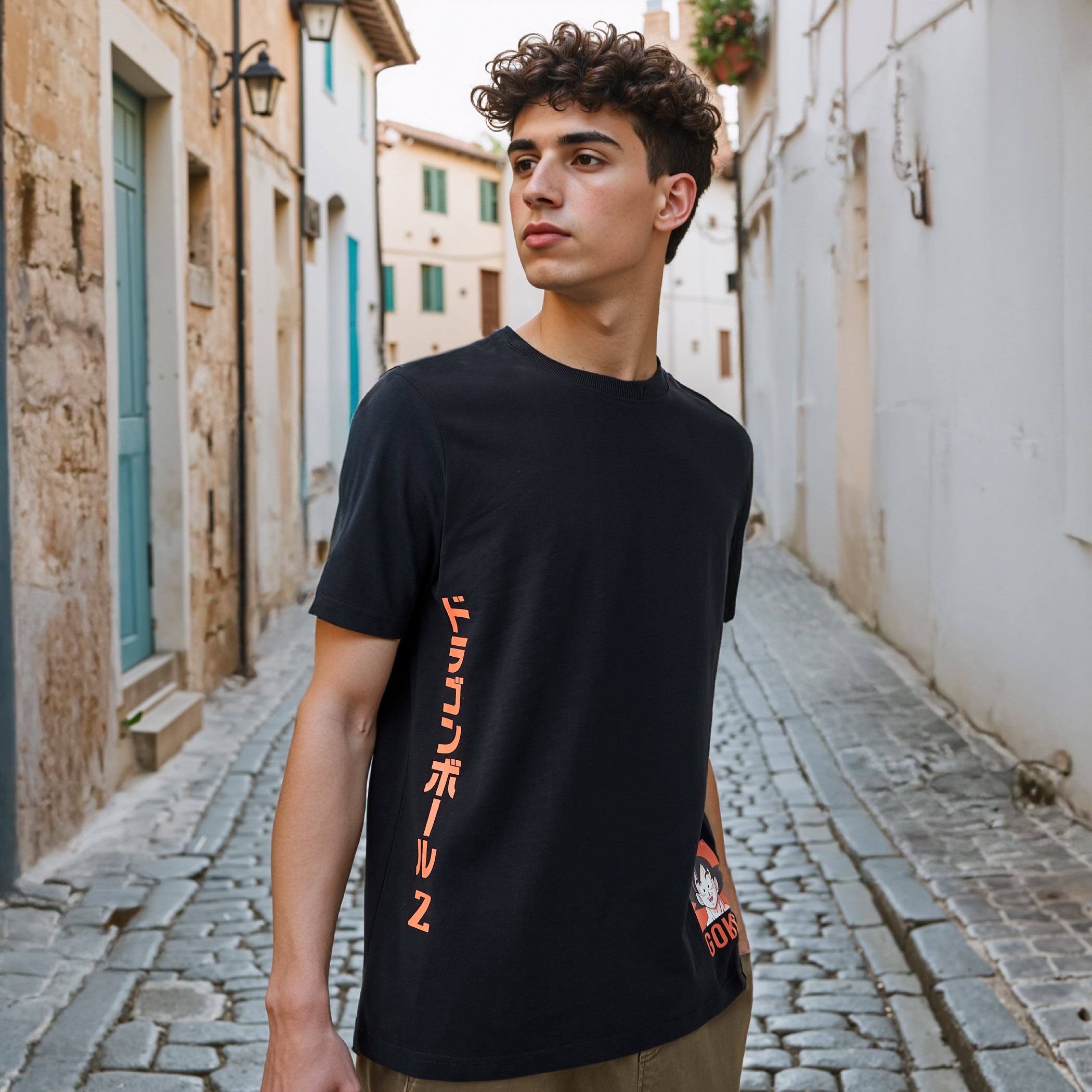 تيشيرت بياقة ضيقة وطبعات-men-clothing-tshirtsandpolos-tshirts-image-3