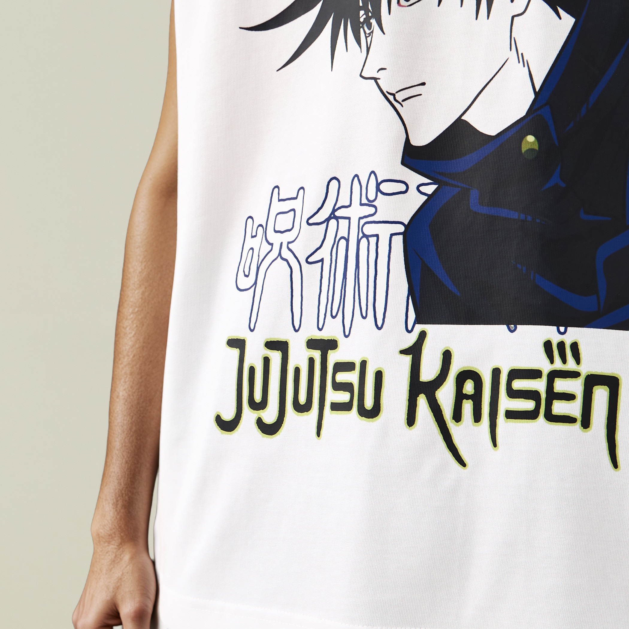 Fushiguro Print Crew Neck T-shirt-men-clothing-tshirtsandpolos-tshirts-image-4