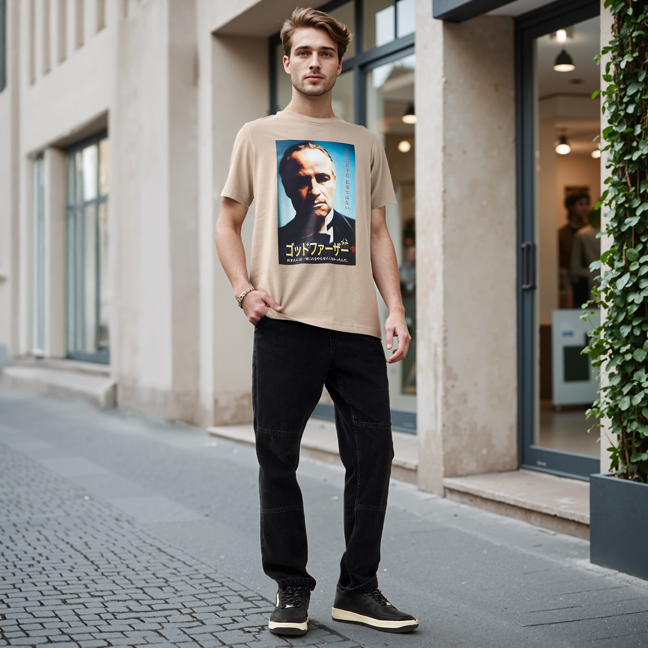 The Godfather Print Crew Neck T-shirt-men-clothing-tshirtsandpolos-tshirts-image-2