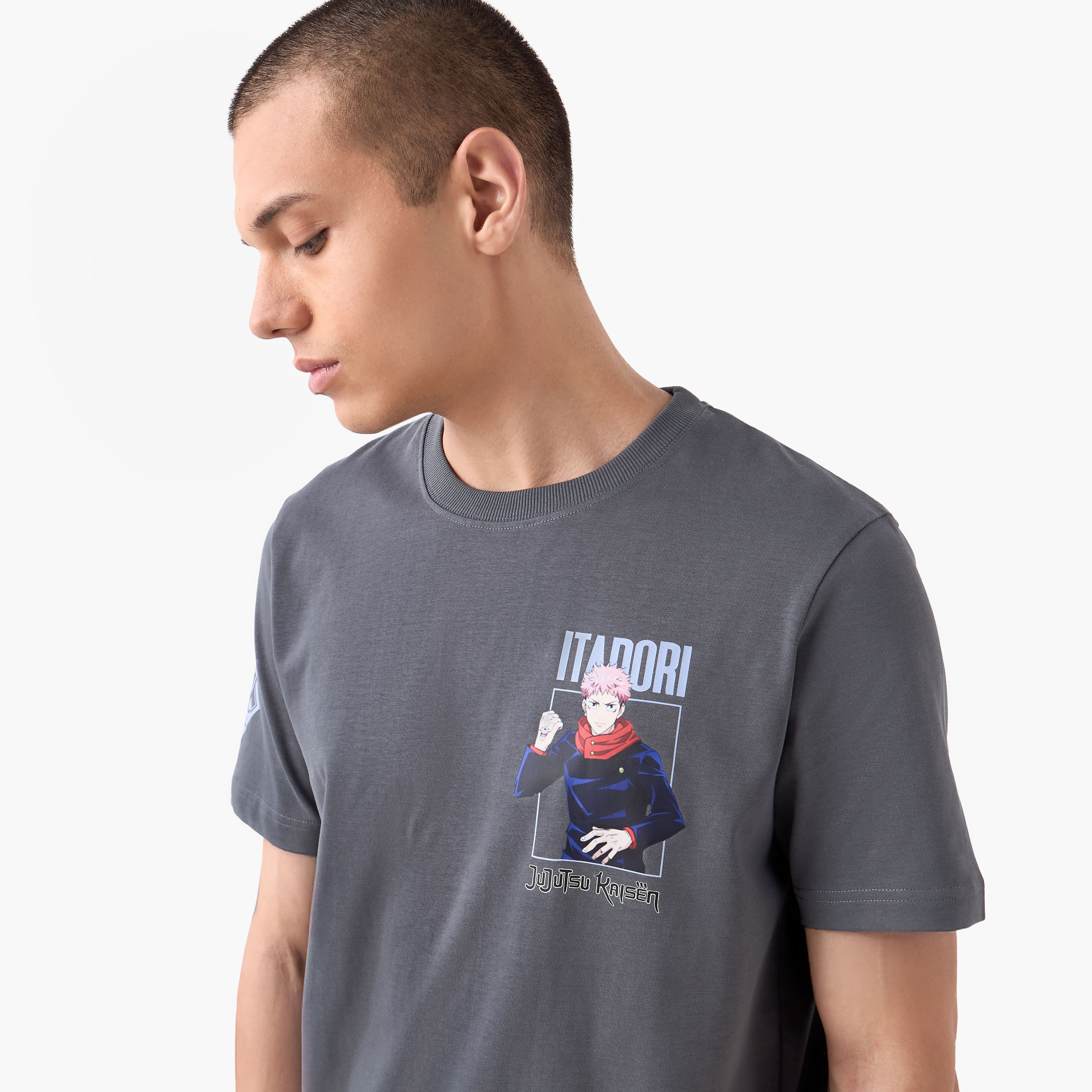 Anime Print T-shirt with Crew Neck-men-clothing-tshirtsandpolos-tshirts-image-4