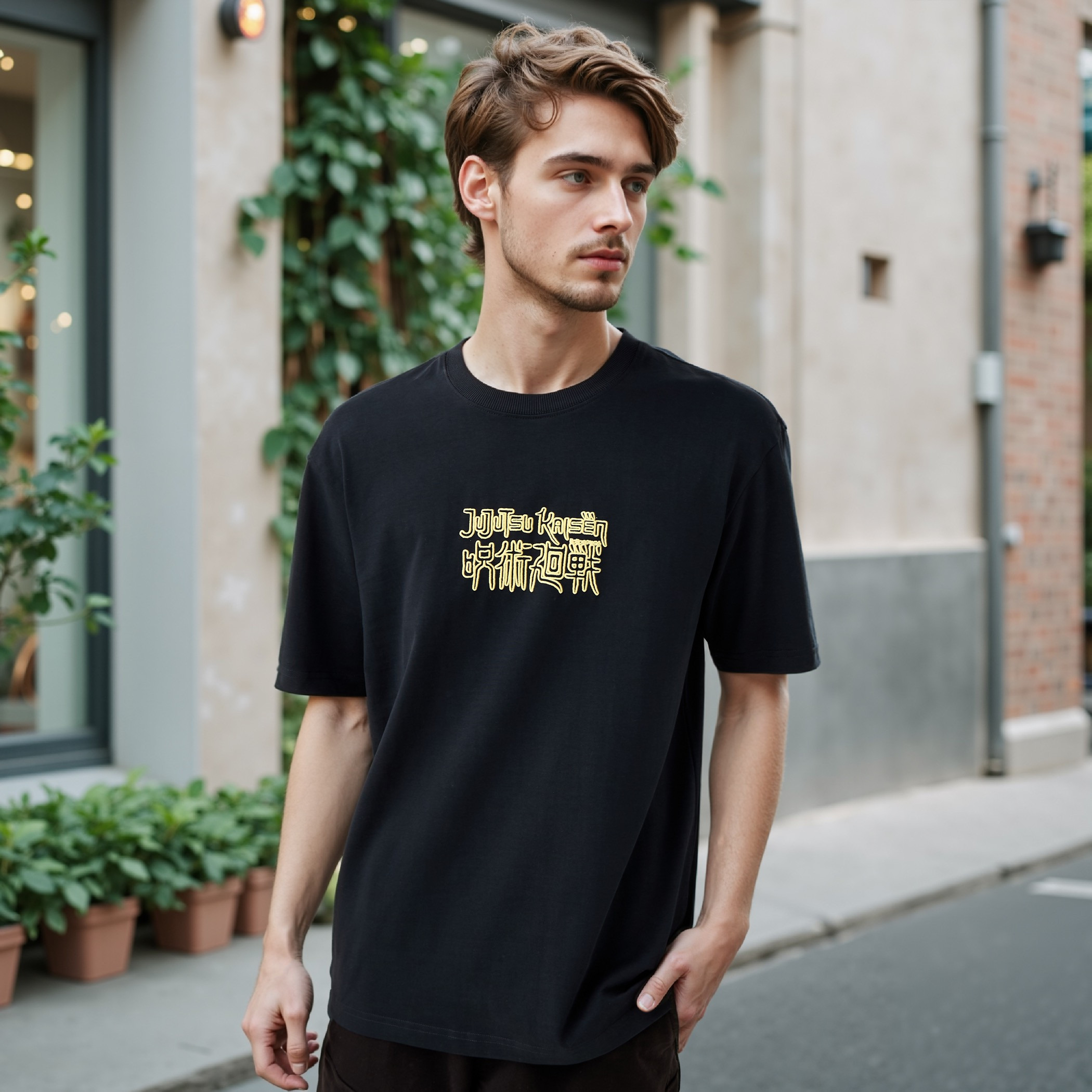 Jujutsu Kaisen Print Crew Neck T-shirt-men-clothing-tshirtsandpolos-tshirts-image-3