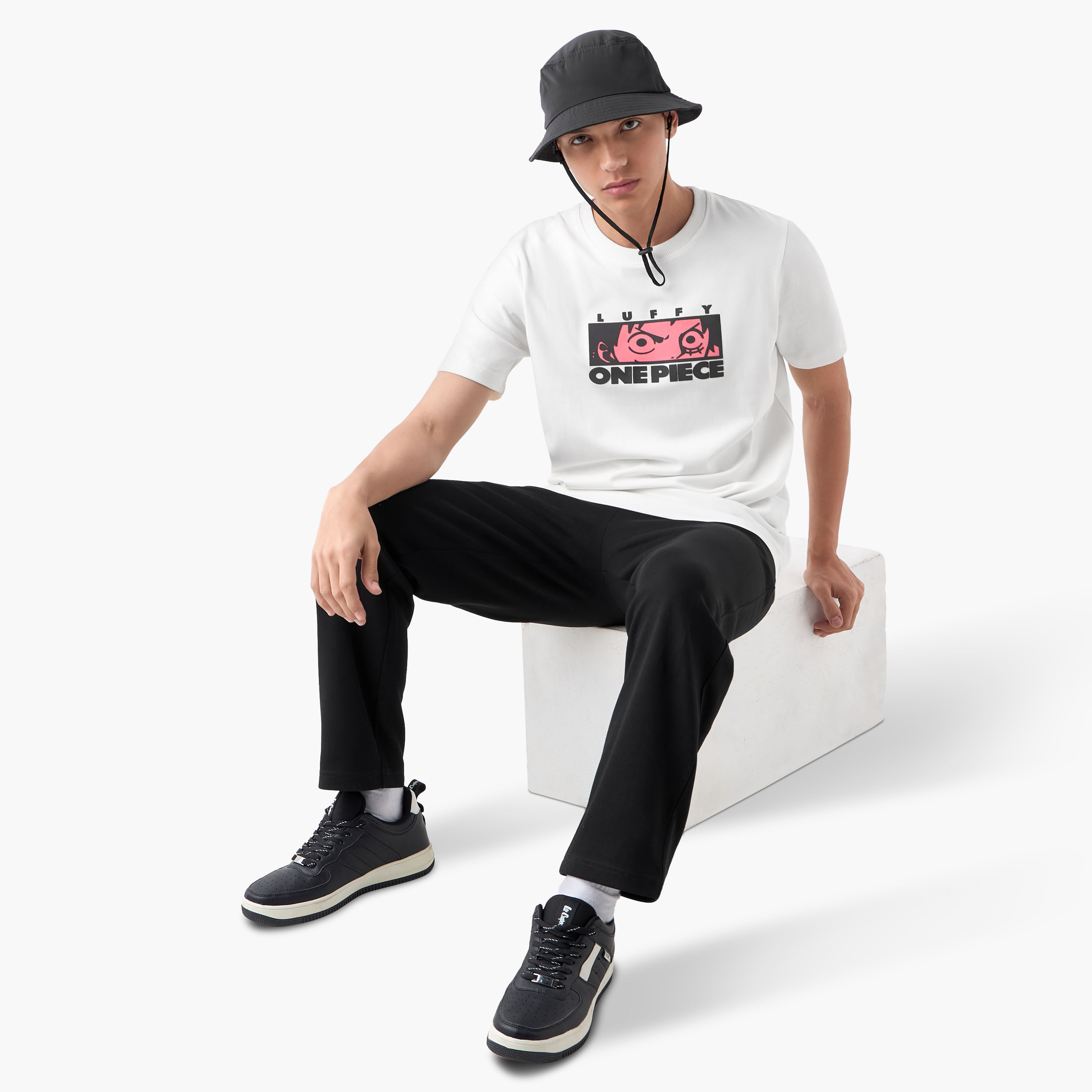 Luffy Print T-shirt-men-clothing-tshirtsandpolos-tshirts-image-2