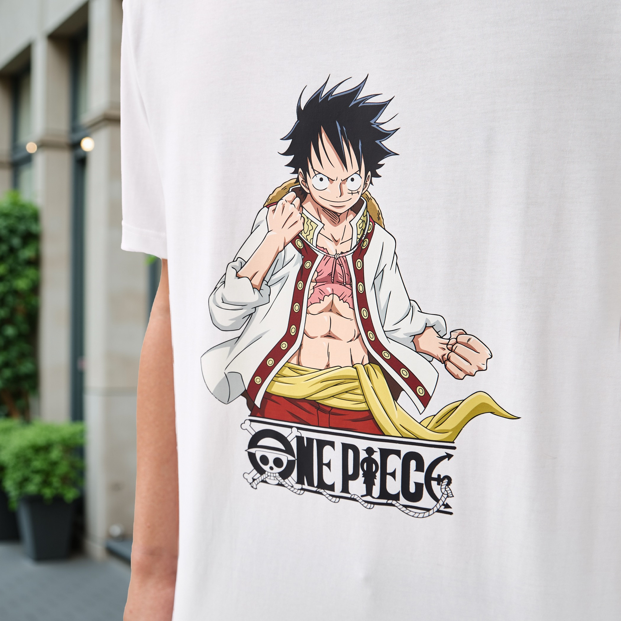 Luffy Print T-shirt-men-clothing-tshirtsandpolos-tshirts-image-4