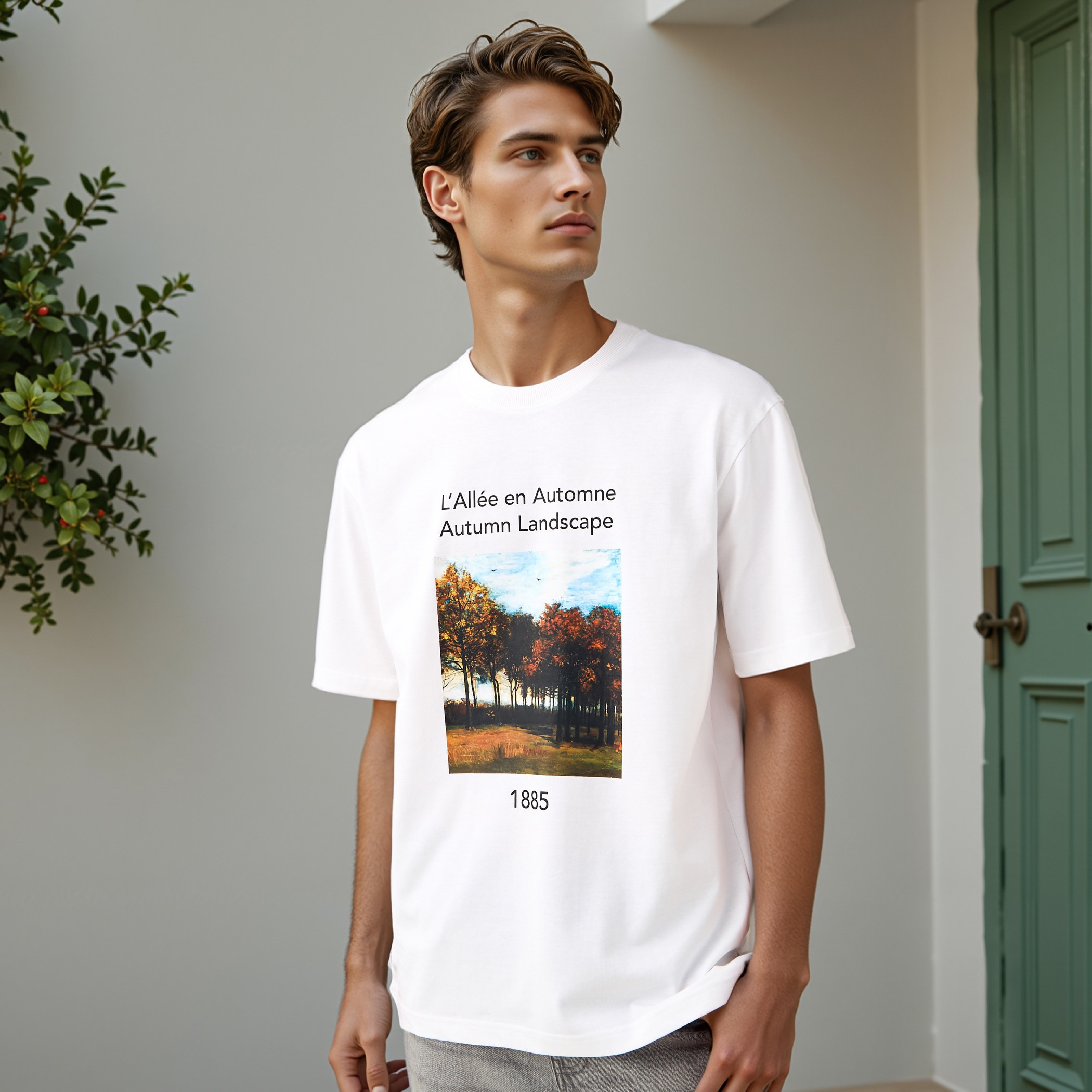 Cambridge University Men Crew Neck Short Sleeves T-shirt-men-clothing-tshirtsandpolos-tshirts-image-3