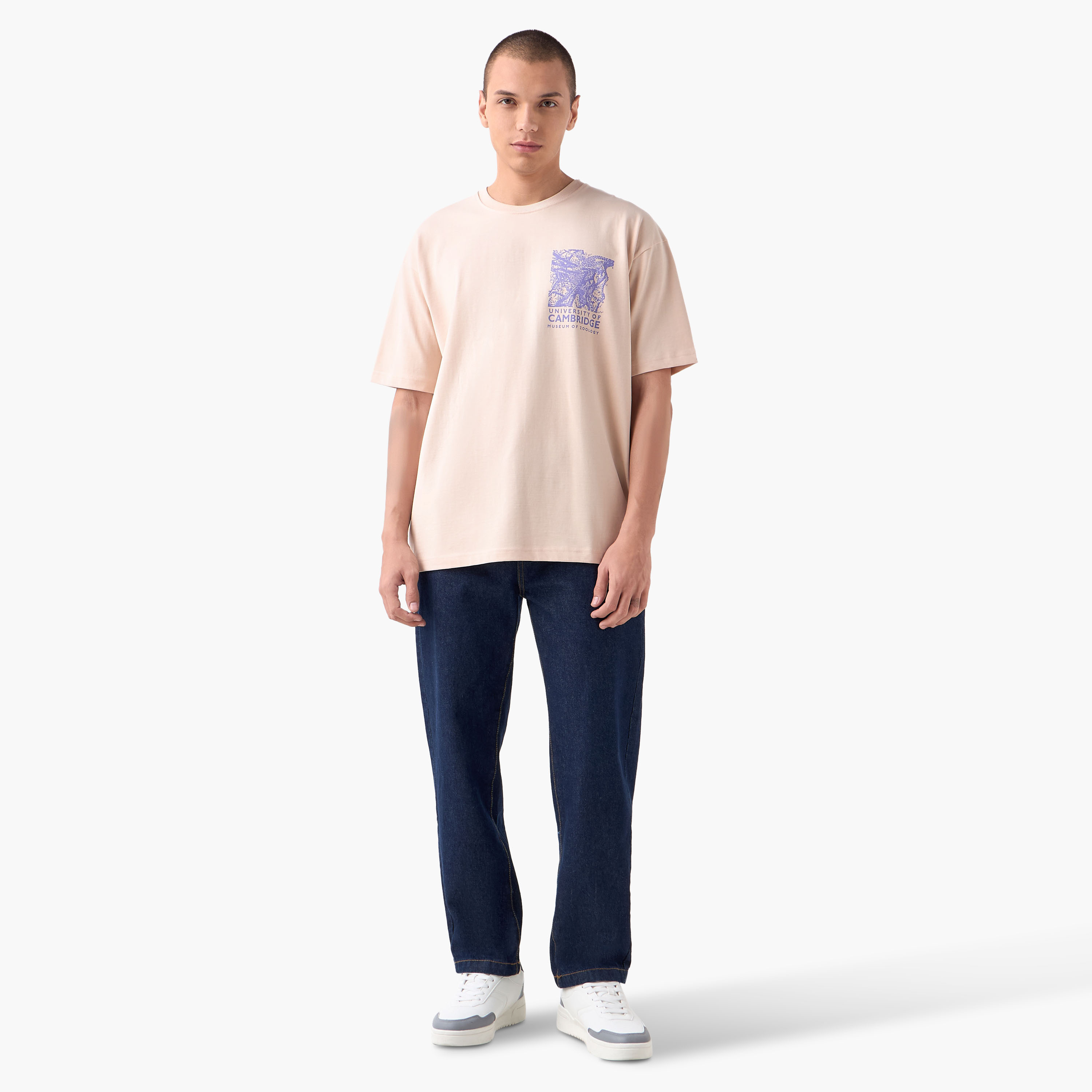 Cambridge University Men Crew Neck Short Sleeves T-shirt-men-clothing-tshirtsandpolos-tshirts-image-2