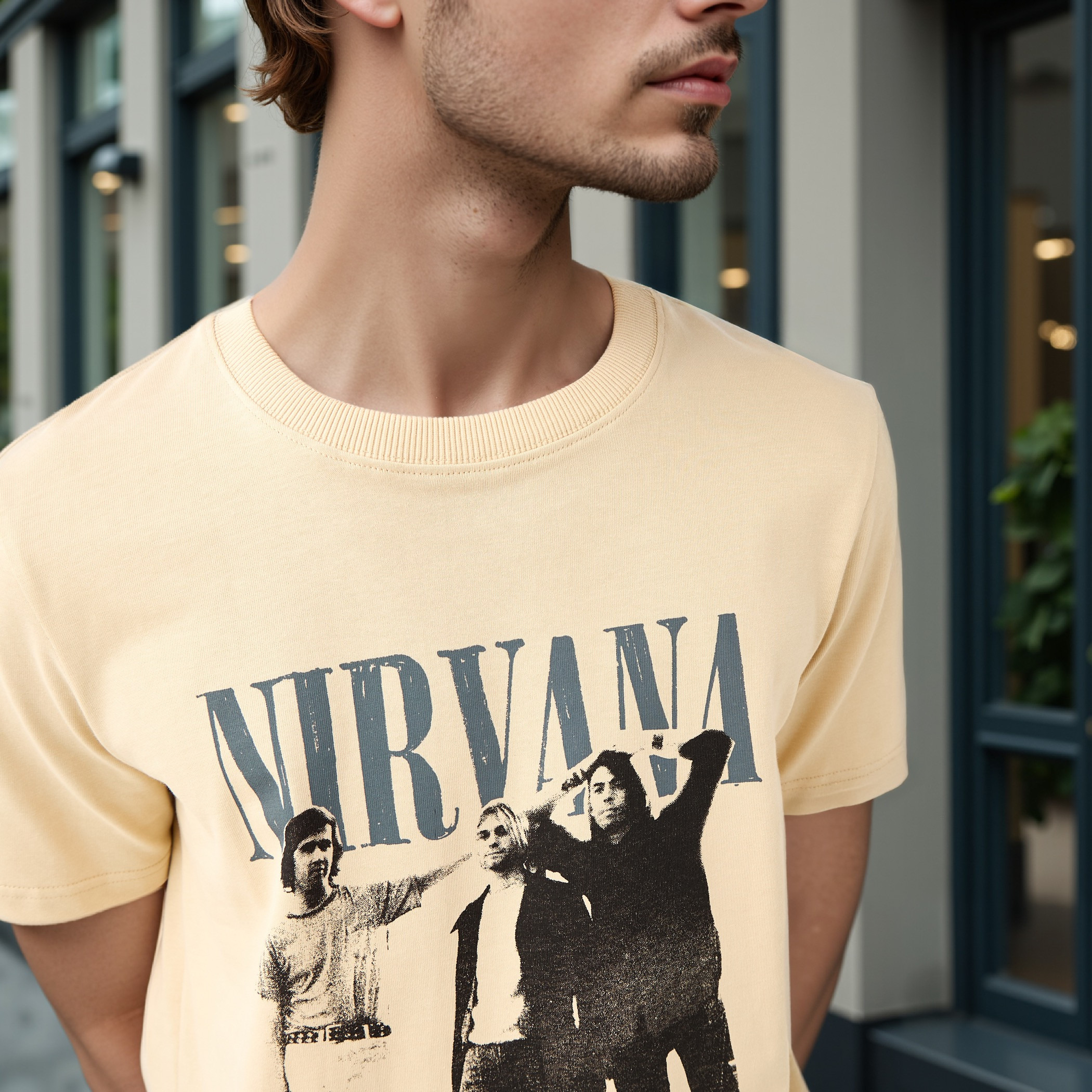 Nirvana Print Crew Neck T-shirt-men-clothing-tshirtsandpolos-tshirts-image-4