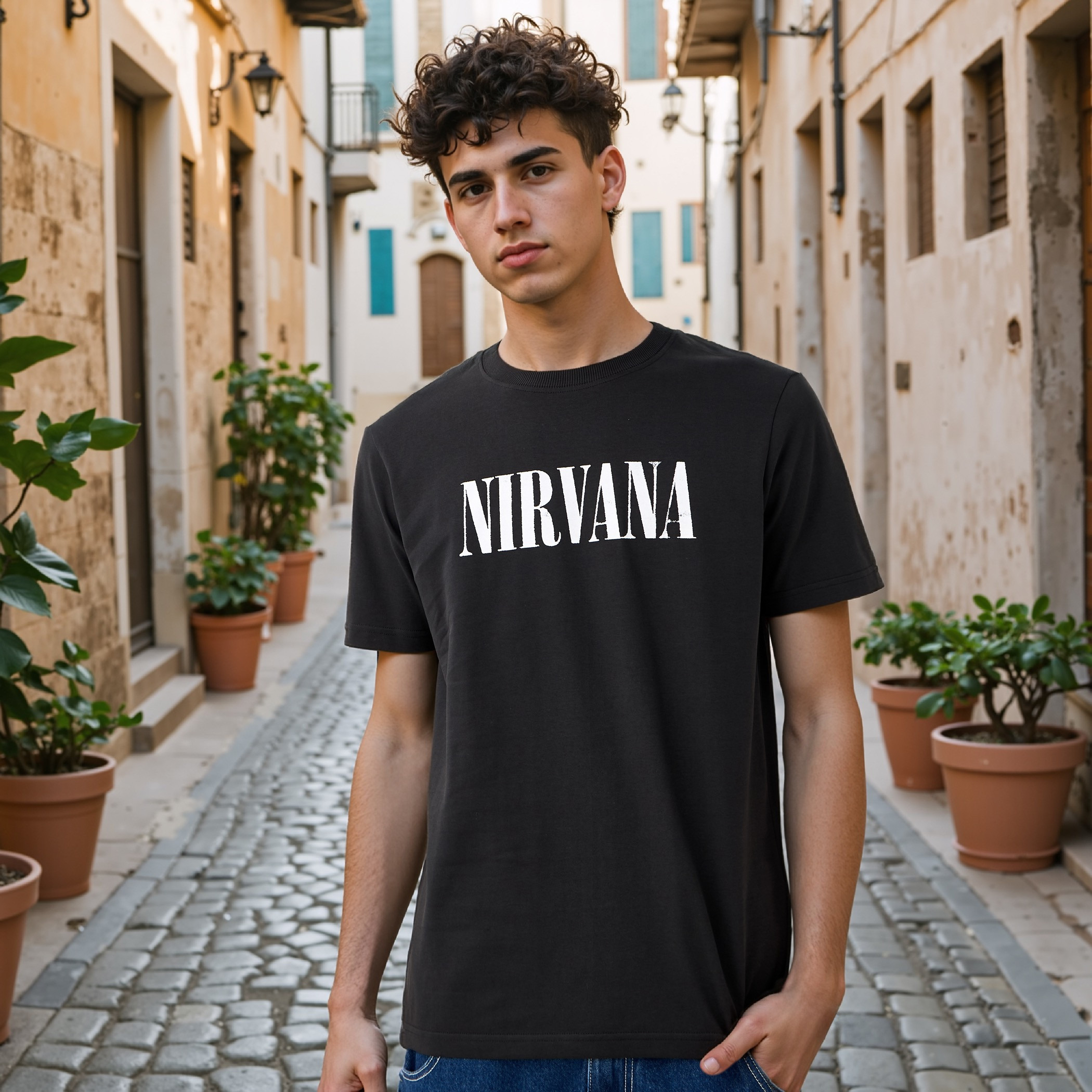 Nirvana Print Crew Neck Oversized T-shirt-men-clothing-tshirtsandpolos-tshirts-image-3