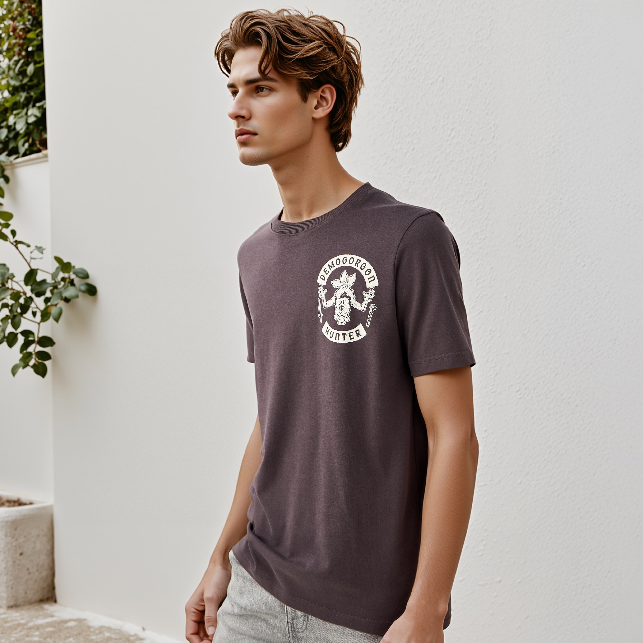 Stranger Things Print T-shirt with Crew Neck-men-clothing-tshirtsandpolos-tshirts-image-3
