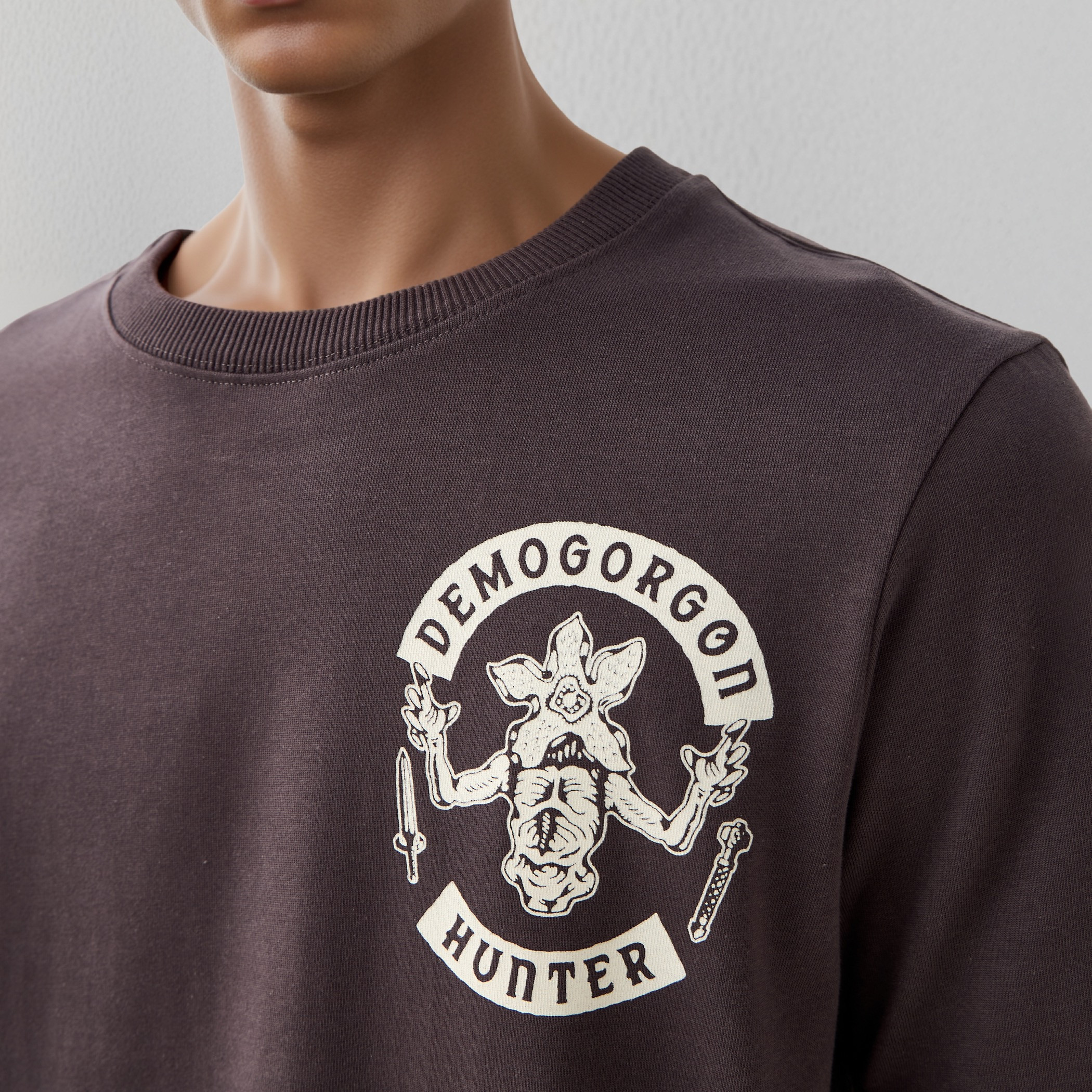 Stranger Things Print T-shirt with Crew Neck-men-clothing-tshirtsandpolos-tshirts-image-4