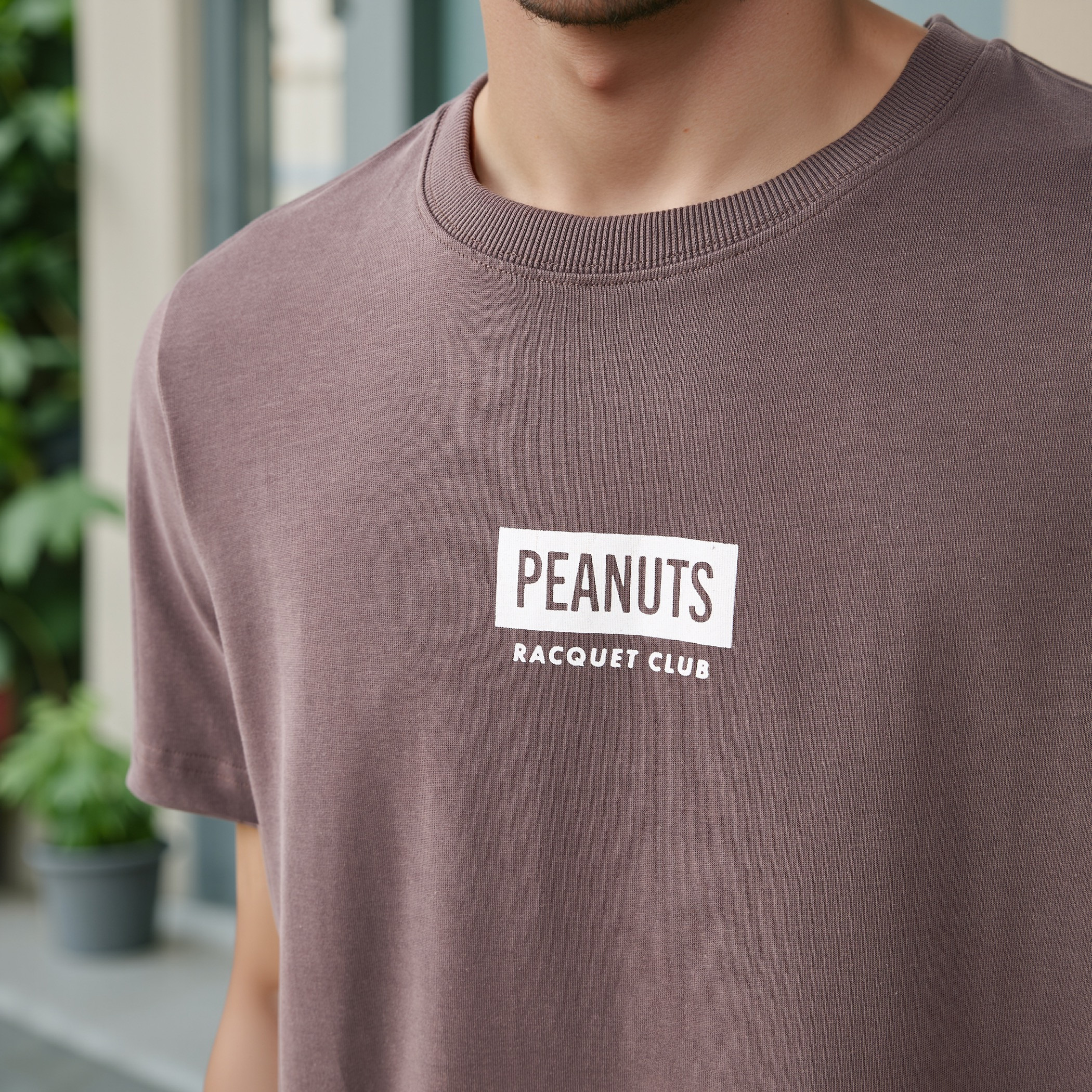 Peanuts Print T-shirt with Crew Neck-men-clothing-tshirtsandpolos-tshirts-image-4
