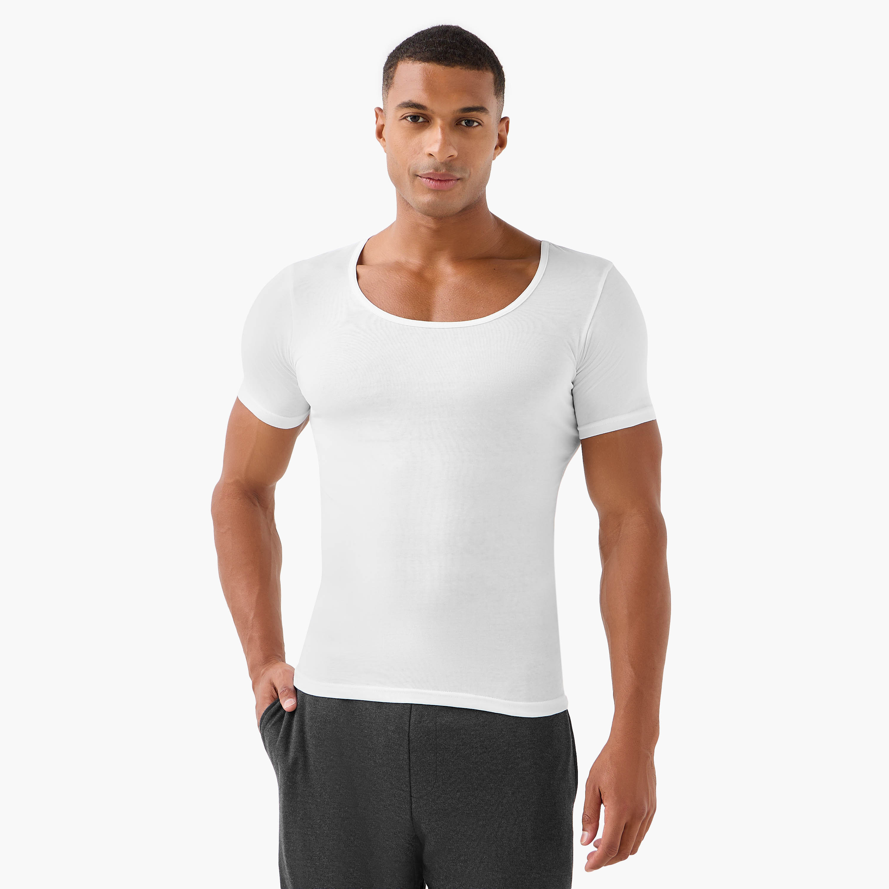 Men Cotton T-shirt Vest - Pack of 3-men-clothing-tshirtsandpolos-vests-image-2