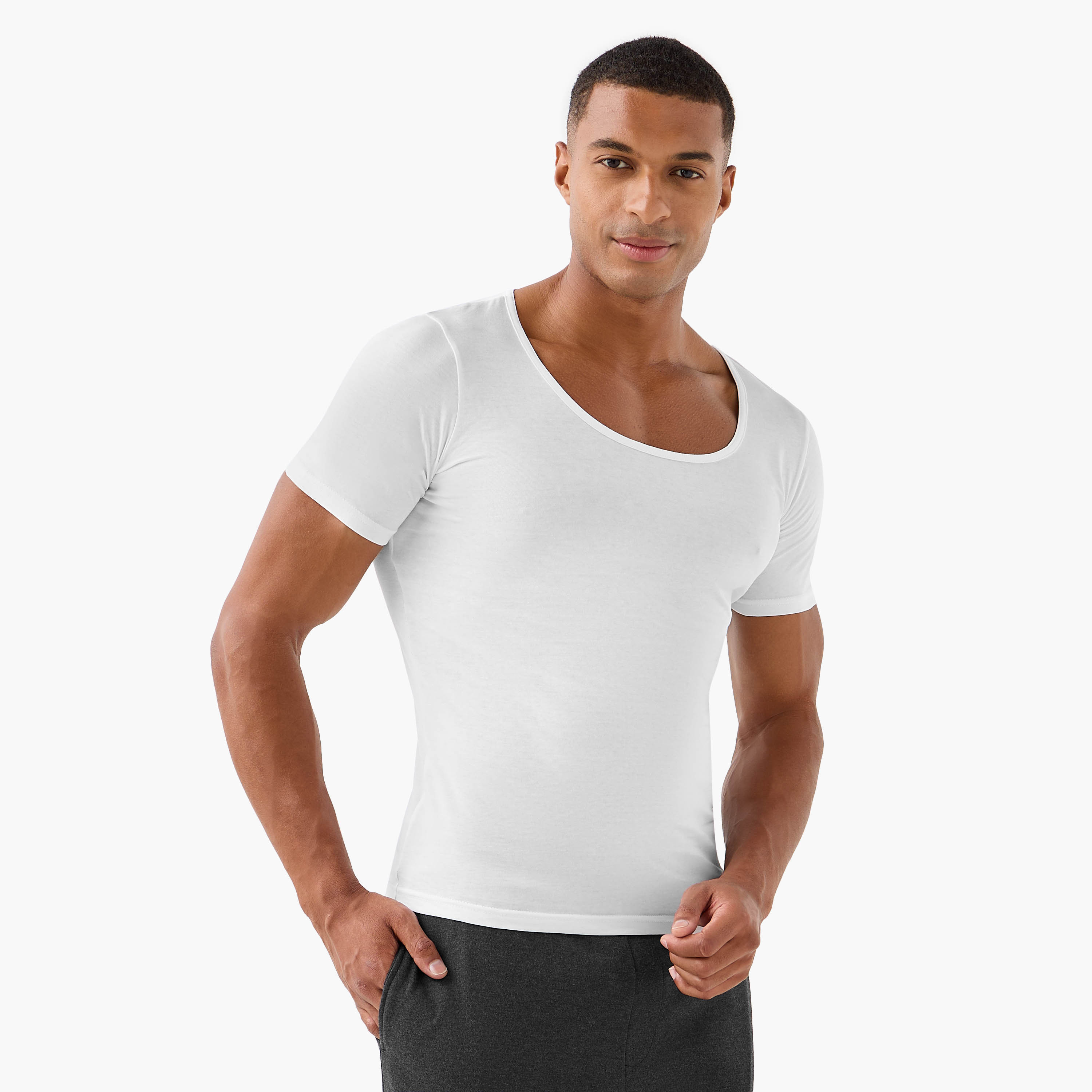 Men Cotton T-shirt Vest - Pack of 3-men-clothing-tshirtsandpolos-vests-image-4
