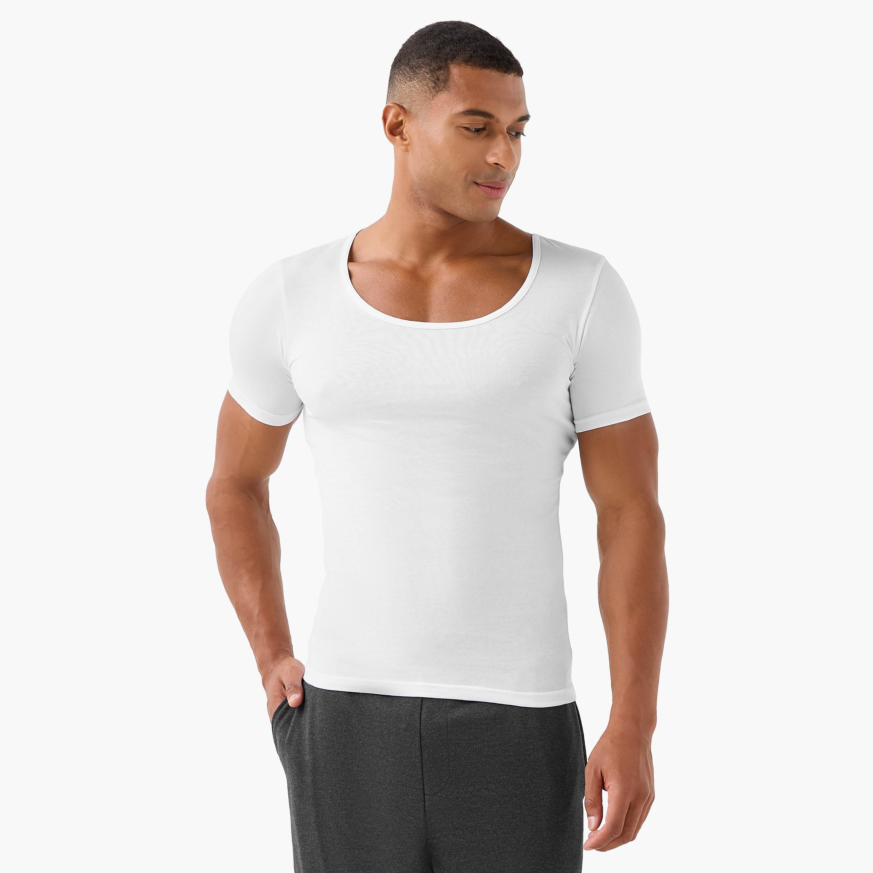 Men Cotton T-shirt Vest - Pack of 3-men-clothing-tshirtsandpolos-vests-image-5