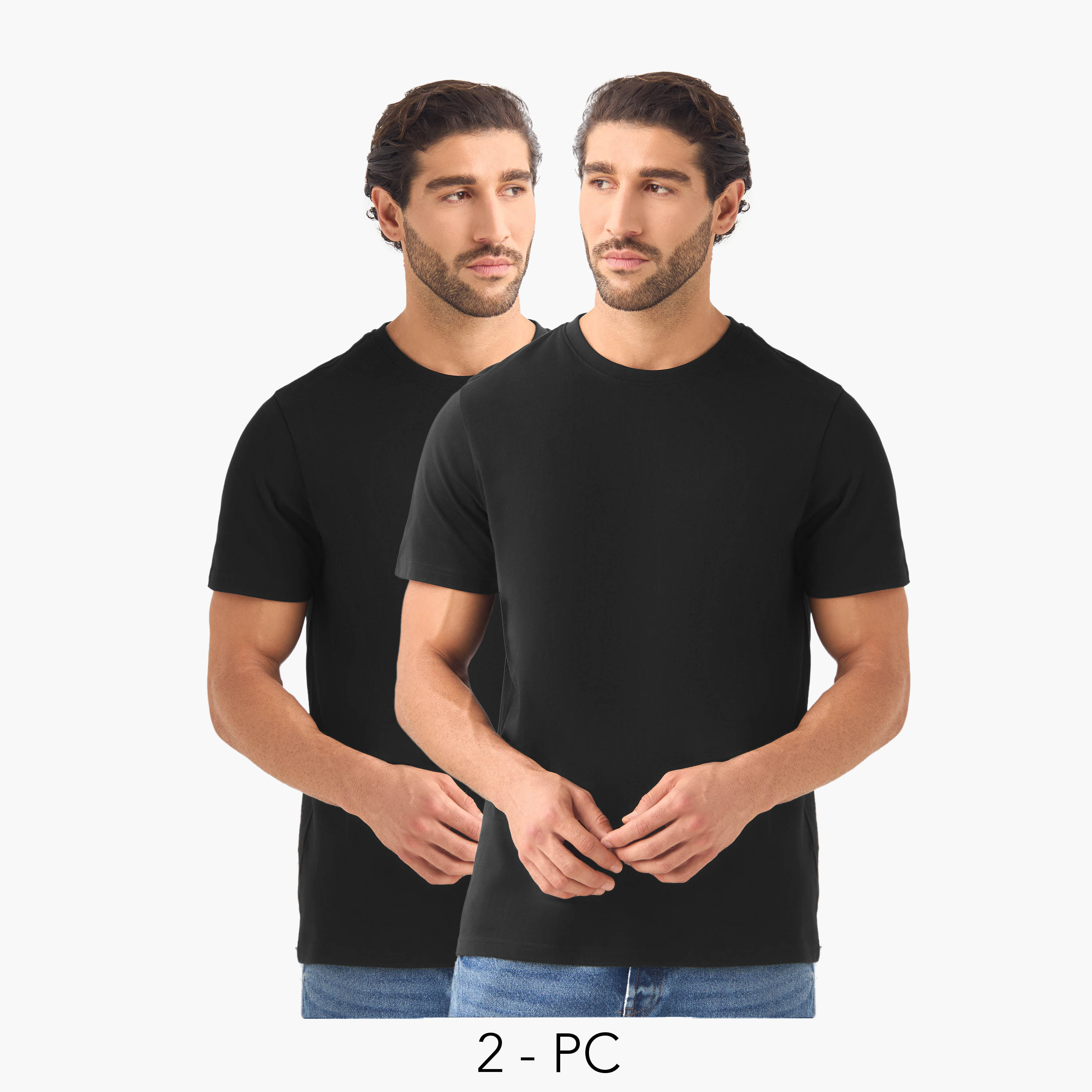 Set of 2 - Regular Fit Crew Neck T-shirt-men-clothing-tshirtsandpolos-tshirts-image-1