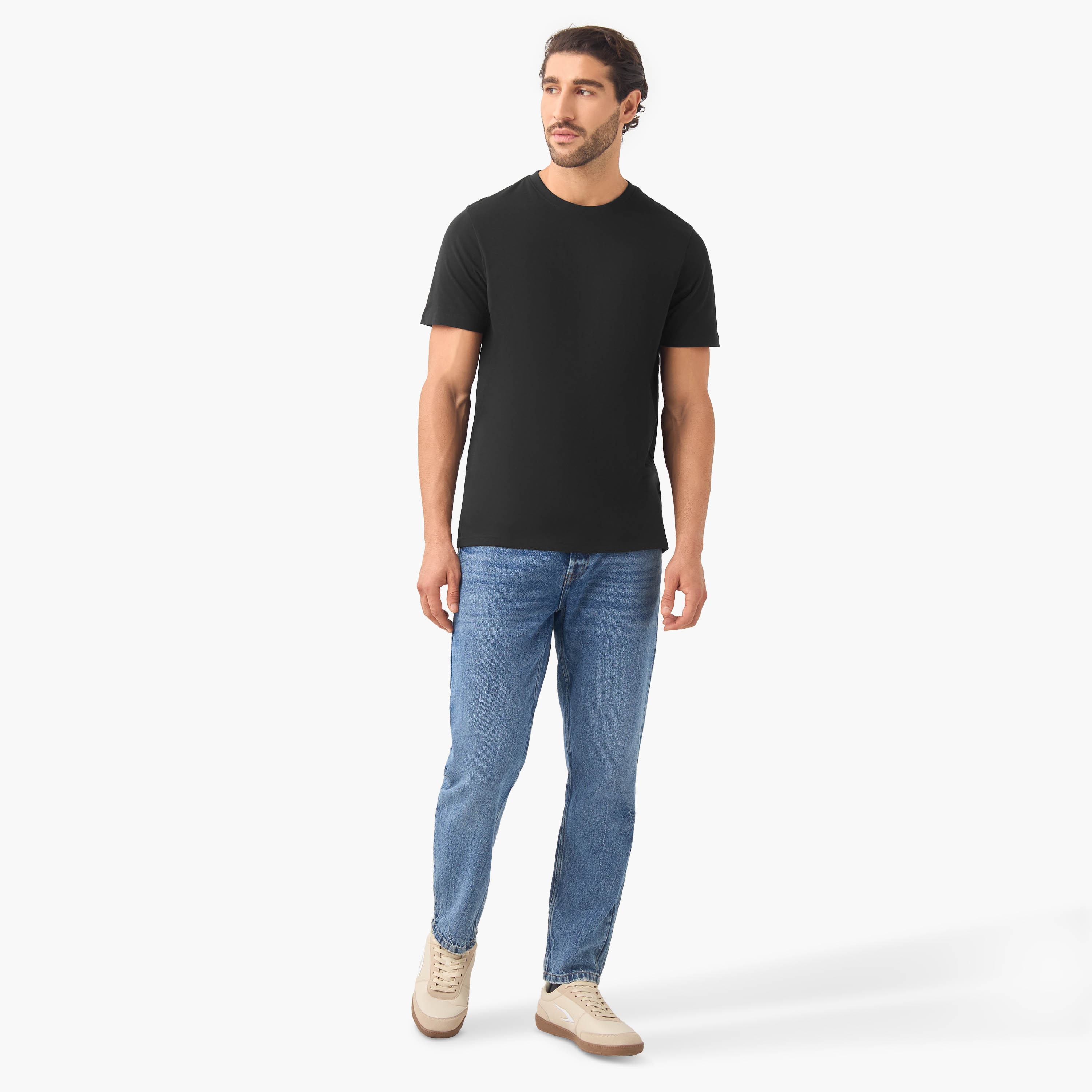 Set of 2 - Regular Fit Crew Neck T-shirt-men-clothing-tshirtsandpolos-tshirts-image-2