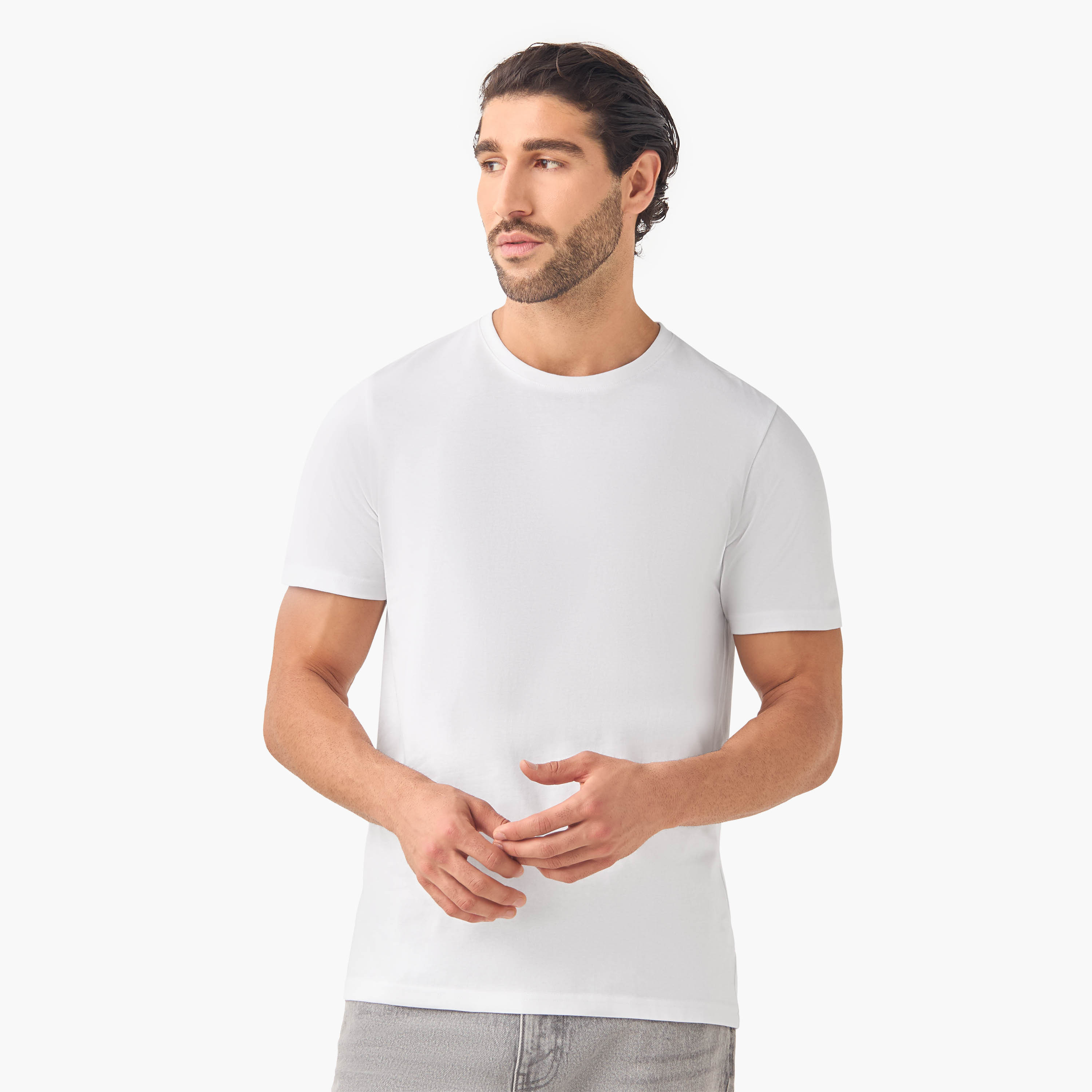 Set of 2 - Slim Fit Crew Neck T-shirt-men-clothing-tshirtsandpolos-tshirts-image-4