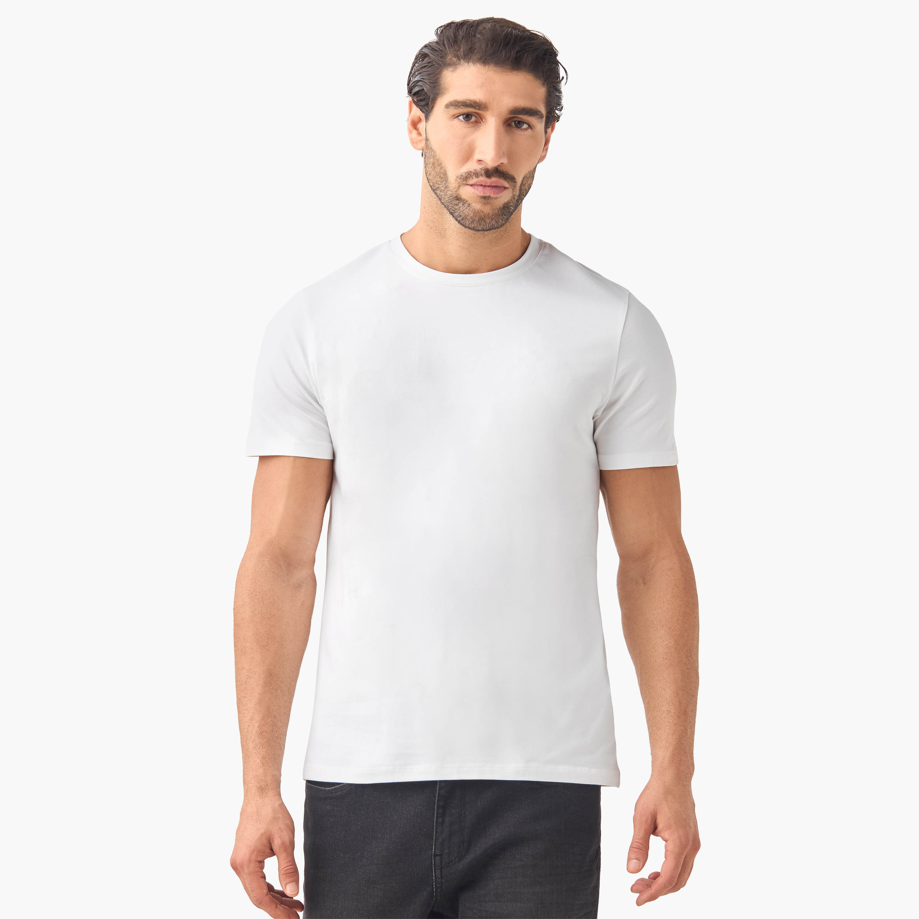 Set of 2 - Slim Fit Crew Neck T-shirt-men-clothing-tshirtsandpolos-tshirts-image-4
