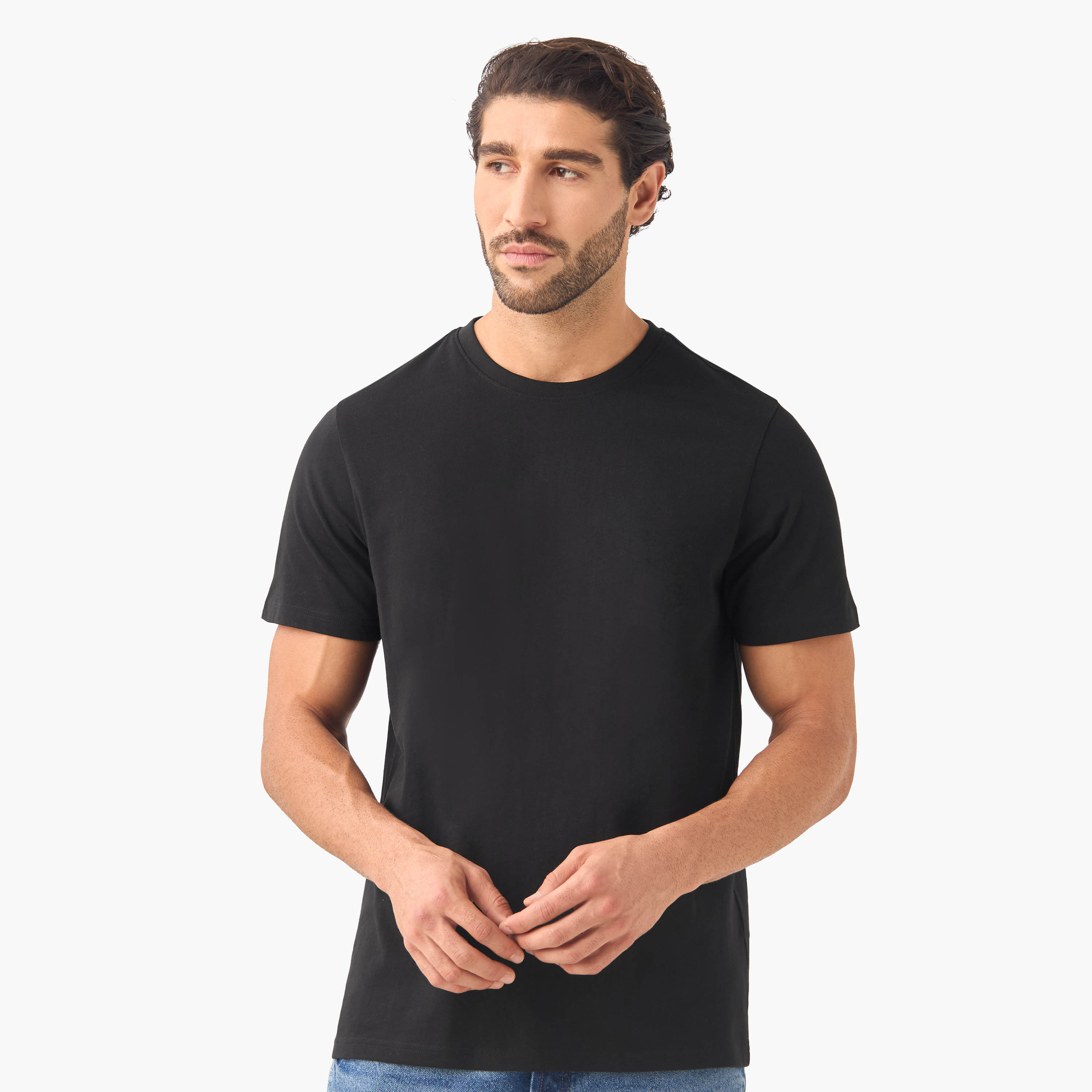Set of 3 - Slim Fit Crew Neck T-shirt-men-clothing-tshirtsandpolos-tshirts-image-2