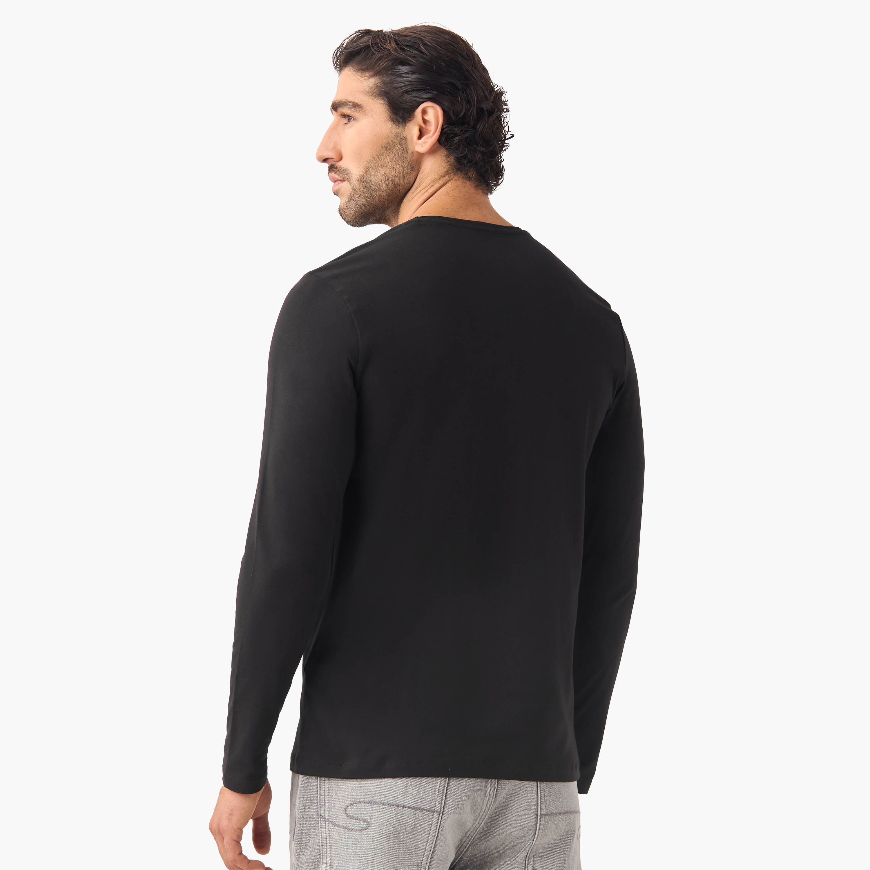 Set of 2 - Slim Fit Crew Neck T-shirt-men-clothing-tshirtsandpolos-tshirts-image-5