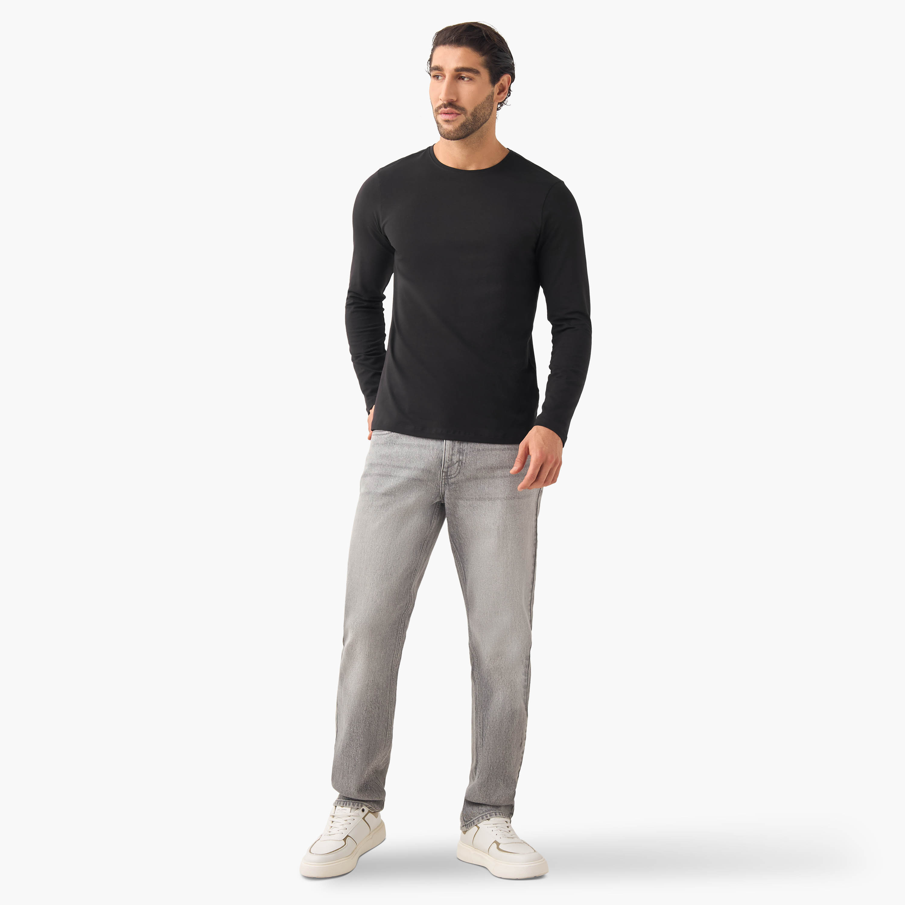 Set of 2 - Slim Fit Crew Neck T-shirt-men-clothing-tshirtsandpolos-tshirts-image-8