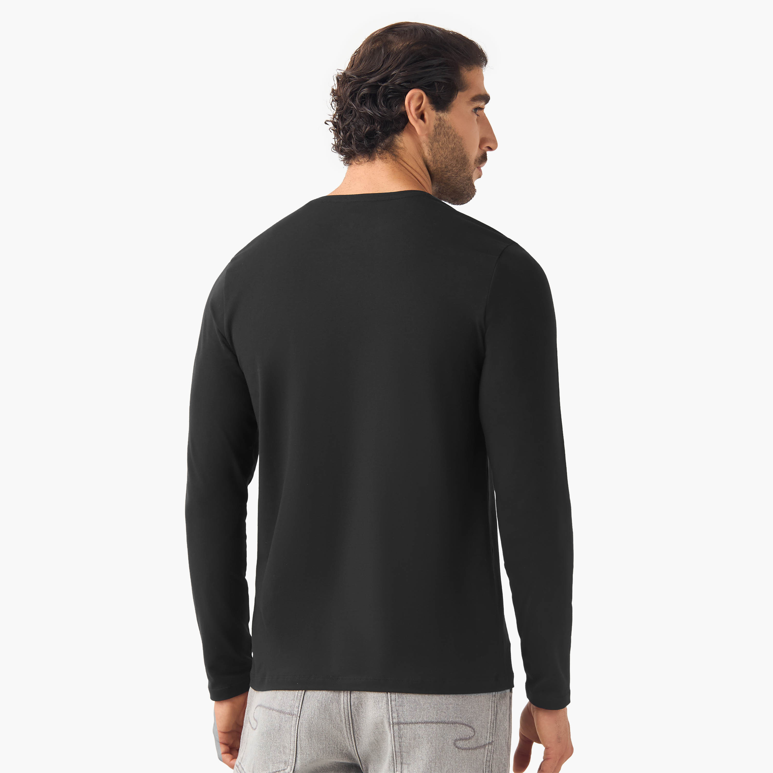 Set of 2 - Slim Fit Crew Neck T-shirt-men-clothing-tshirtsandpolos-tshirts-image-5