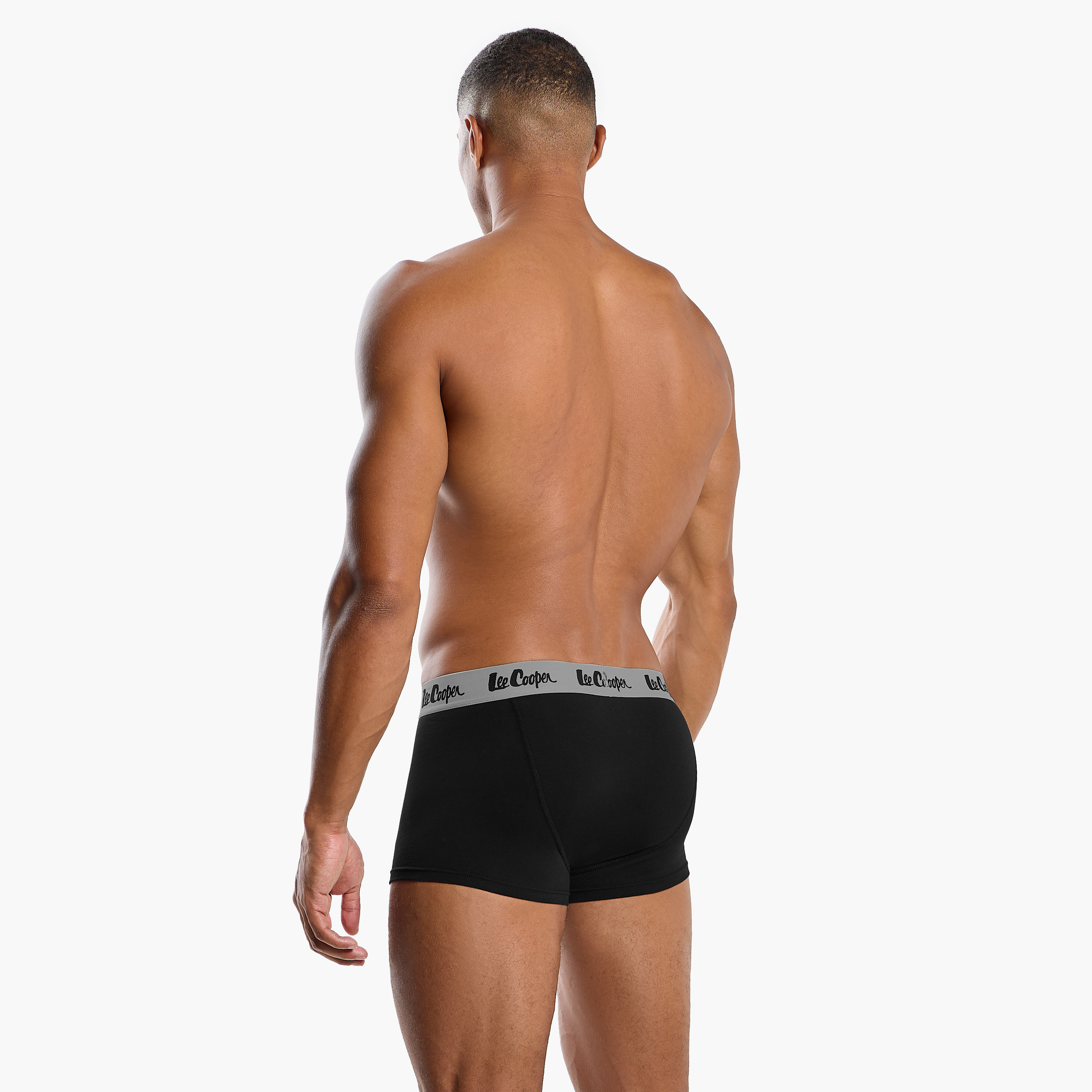 Lee Cooper Trunk Briefs with Elasticated Waistband-men-clothing-innerwear-underwear-image-3