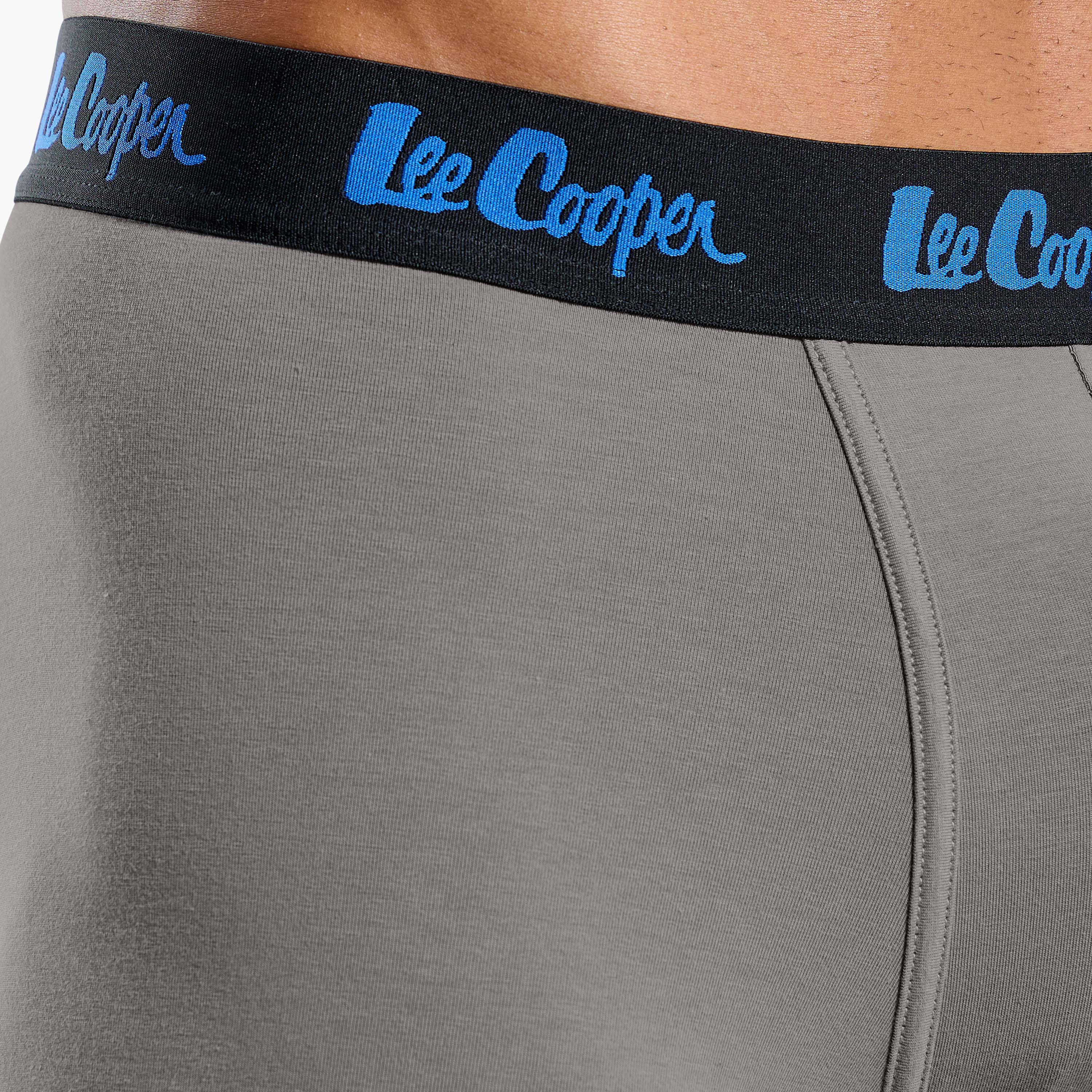 Set of 3 - Lee Cooper Trunk Briefs with Elasticated Waistband-men-clothing-innerwear-underwear-image-6