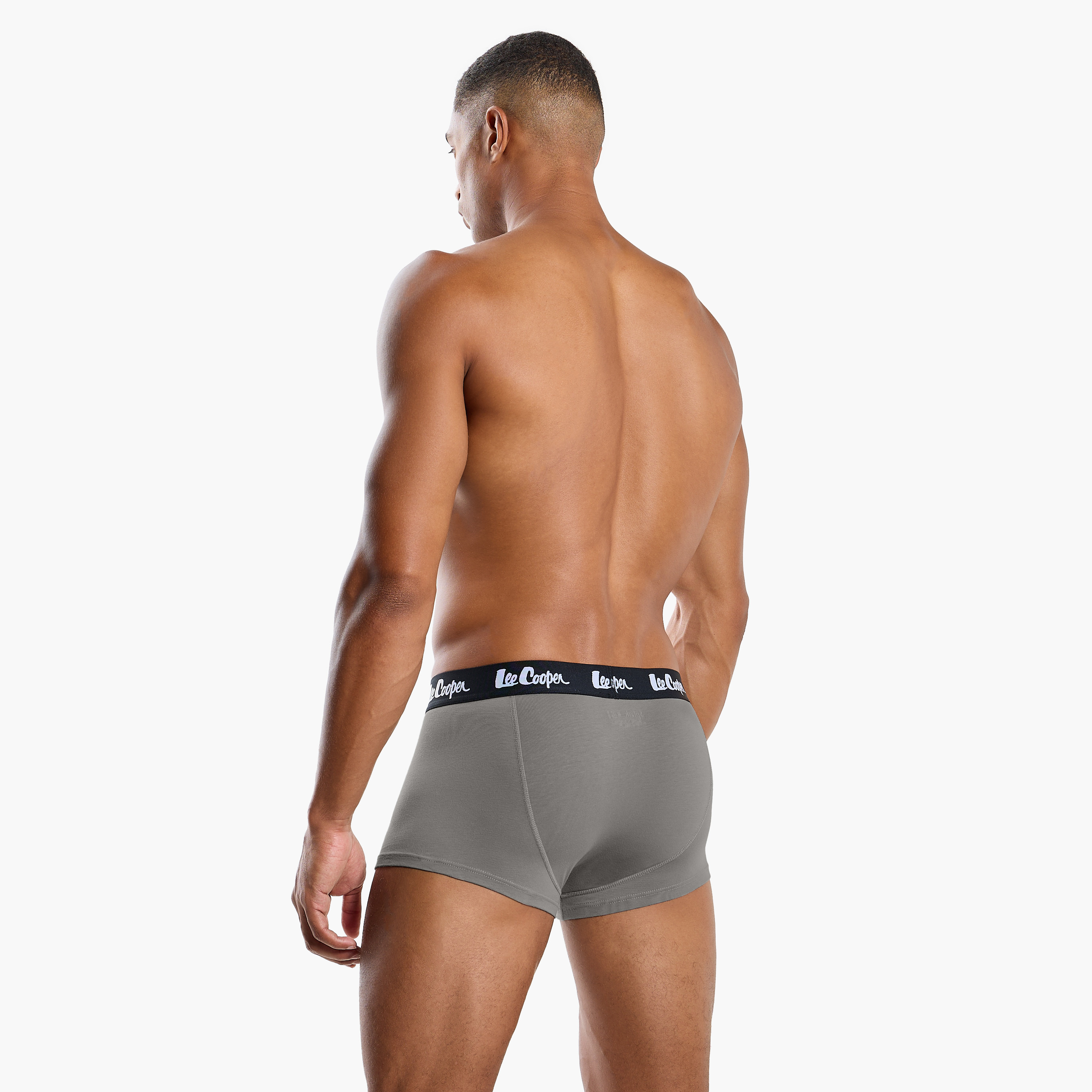 Set of 5 - Lee Cooper Trunk Briefs with Elasticated Waistband-men-clothing-innerwear-underwear-image-3