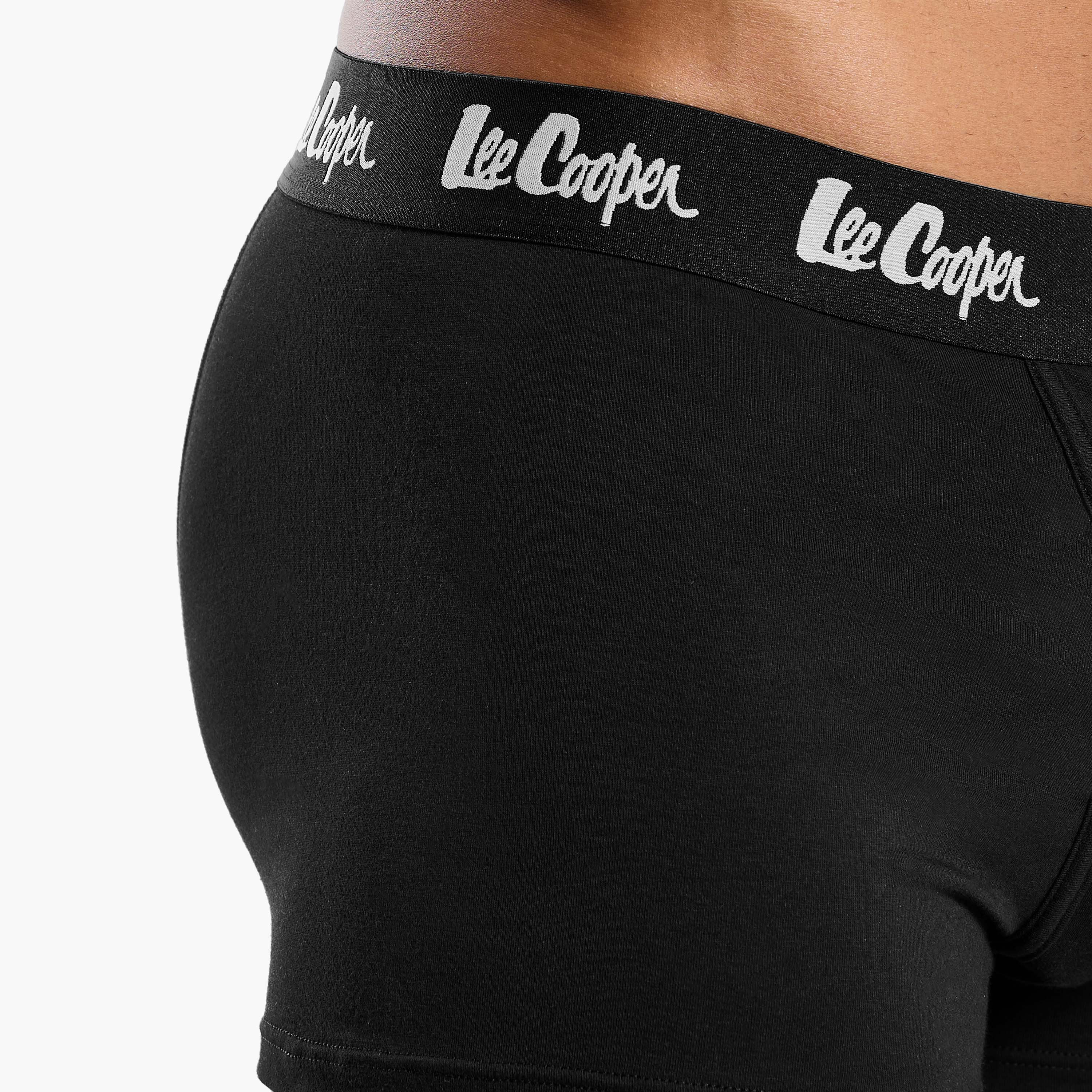 Set of 5 - Lee Cooper Trunk Briefs with Elasticated Waistband-men-clothing-innerwear-underwear-image-4