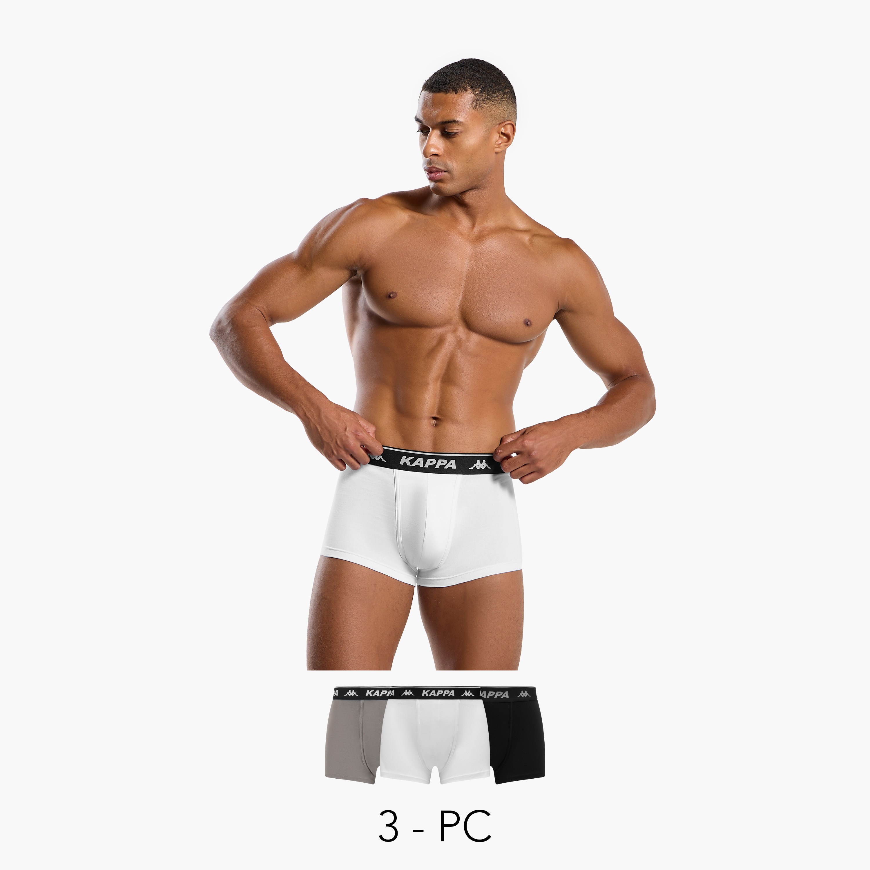 Set of 3 - Kappa Assorted Trunks-men-clothing-innerwear-underwear-image-1