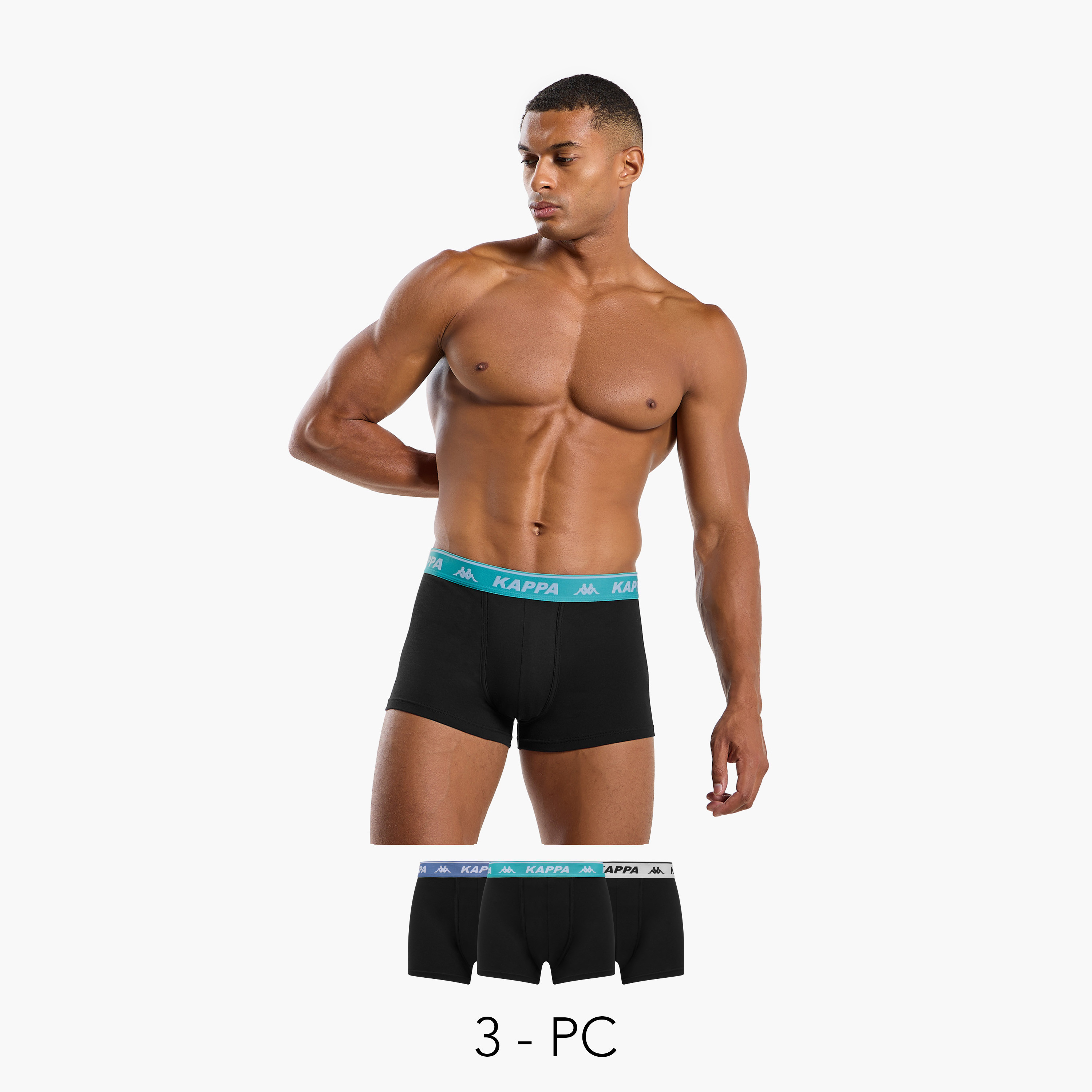 Set of 3 - Kappa Assorted Trunks-men-clothing-innerwear-underwear-image-1