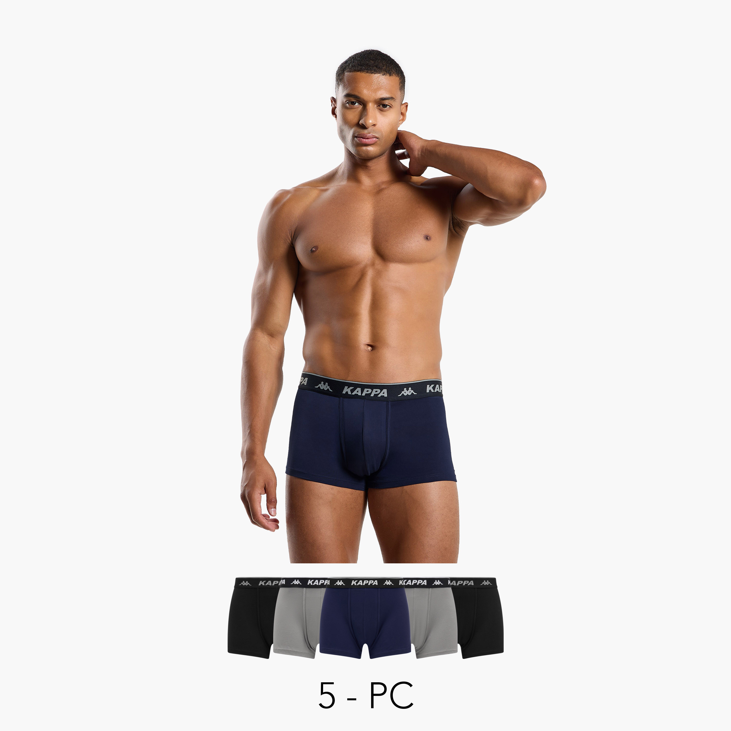 Set of 5 - Kappa Trunk Briefs-men-clothing-innerwear-underwear-image-1