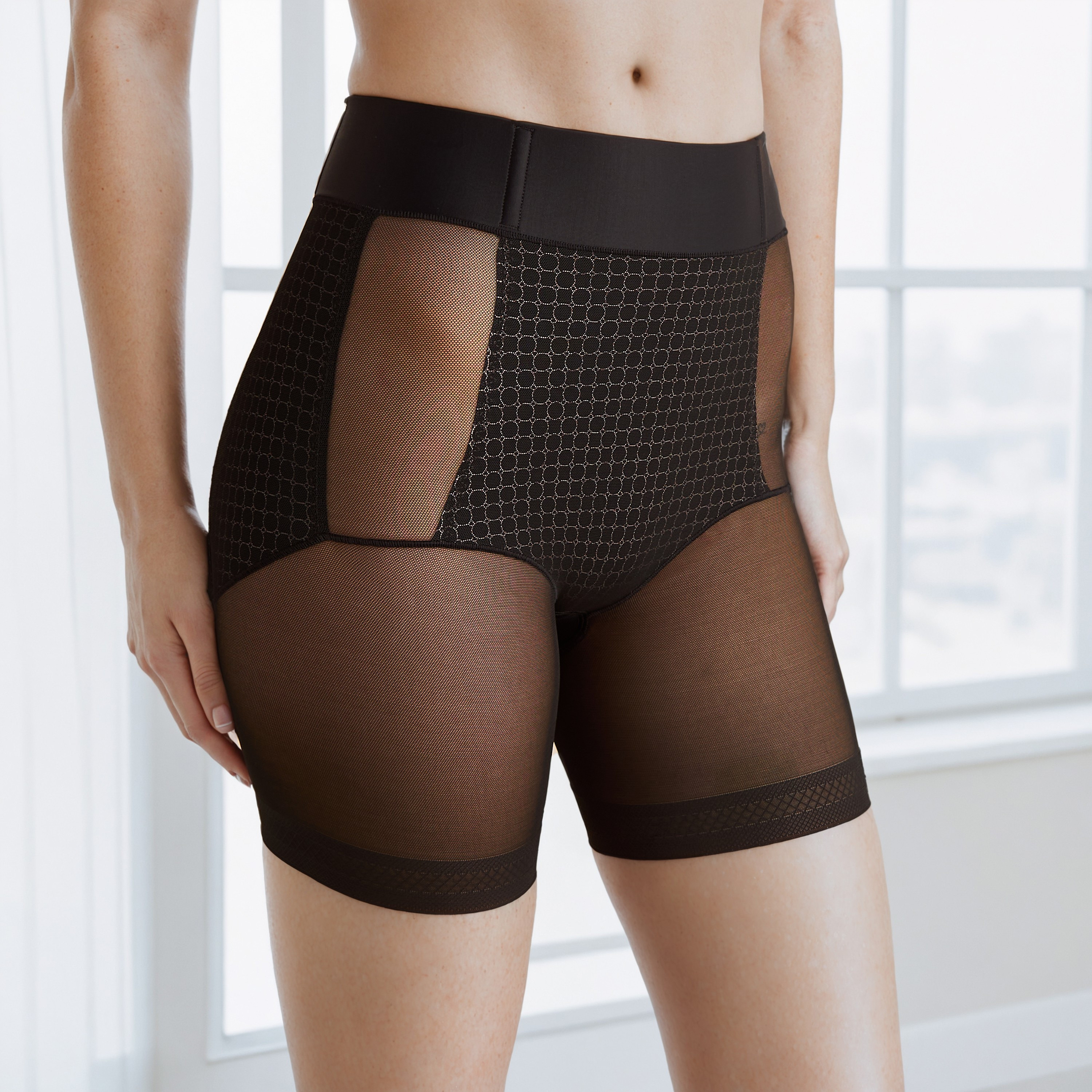 Printed Shapewear Briefs-women-clothing-lingerie-shapewear-image-1